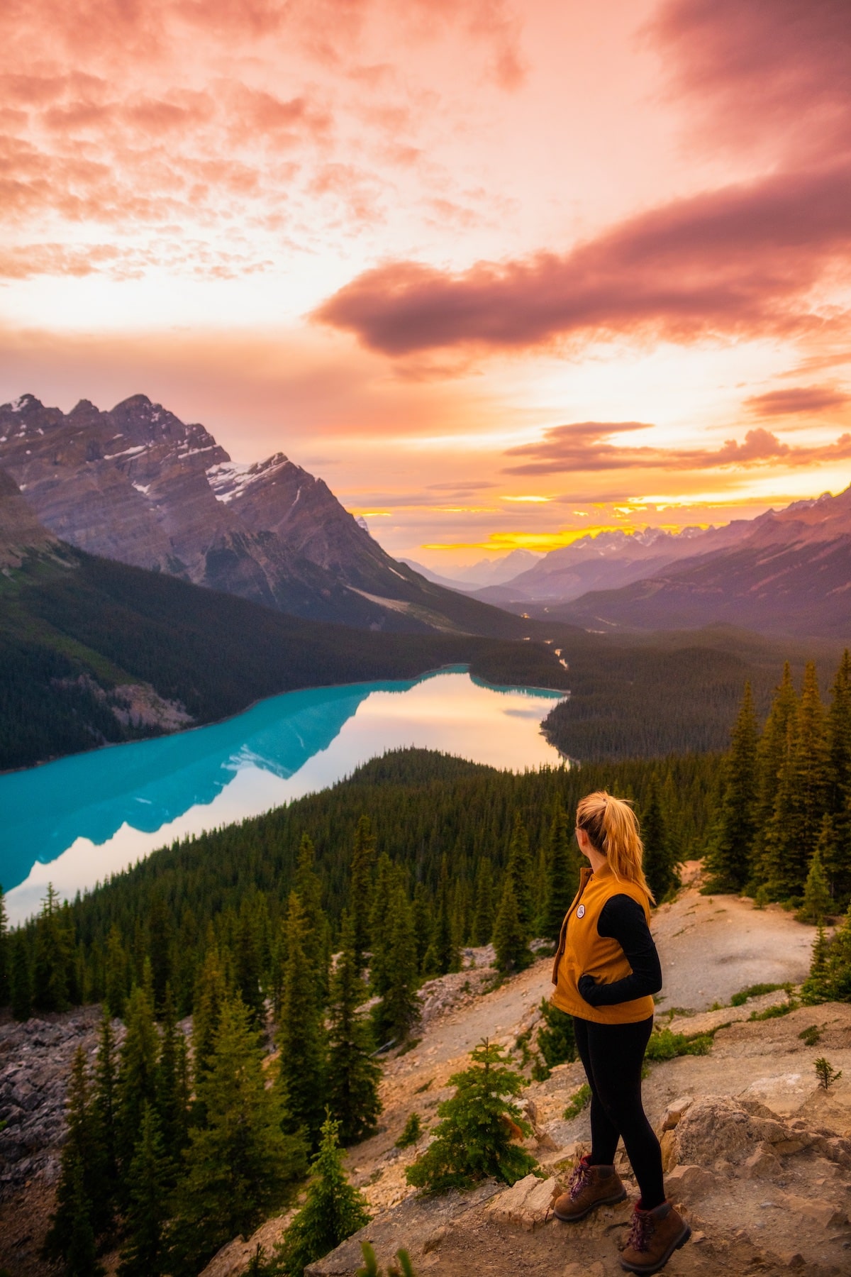 Peyto Lake in July