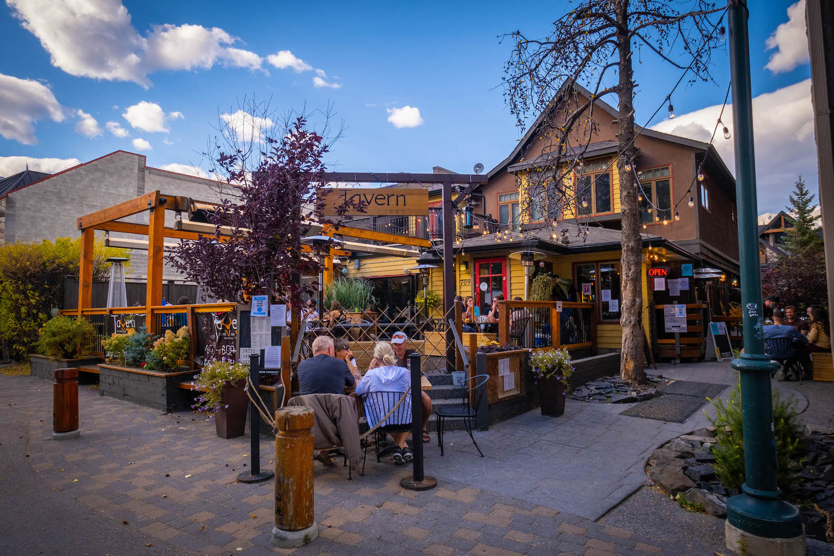 The Summer Patio Of The Tavern