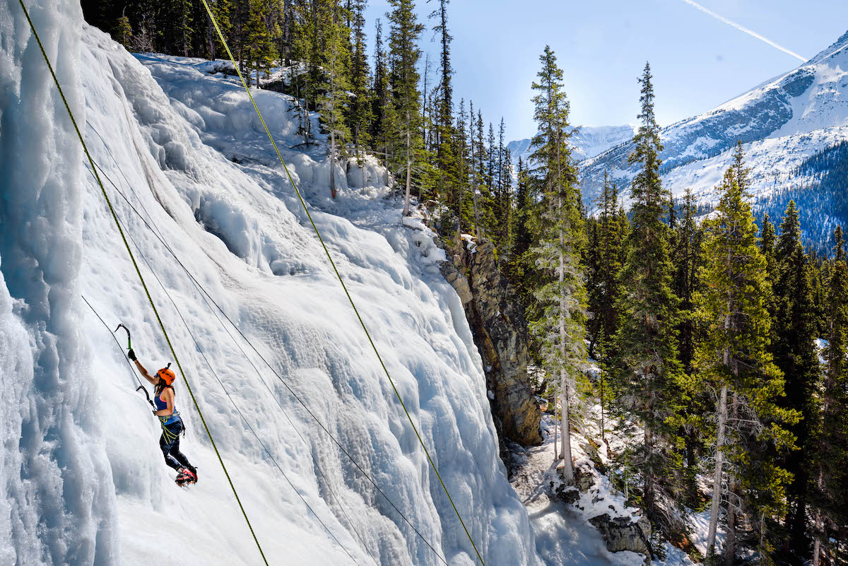 Ice Climb at Maligne Canyon, Tangle Falls, or Edge of the World