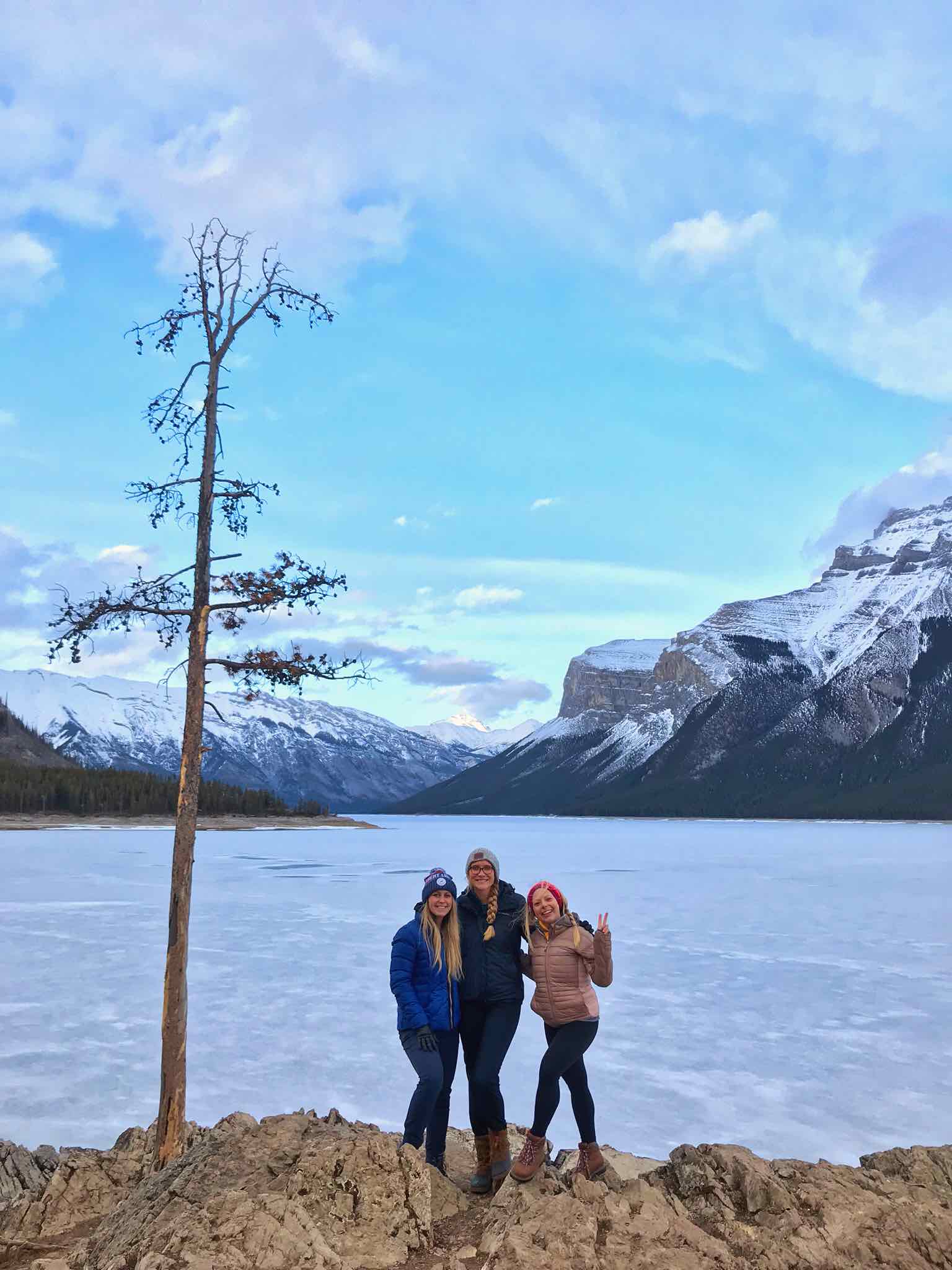 Lake Minnewanka in Late April