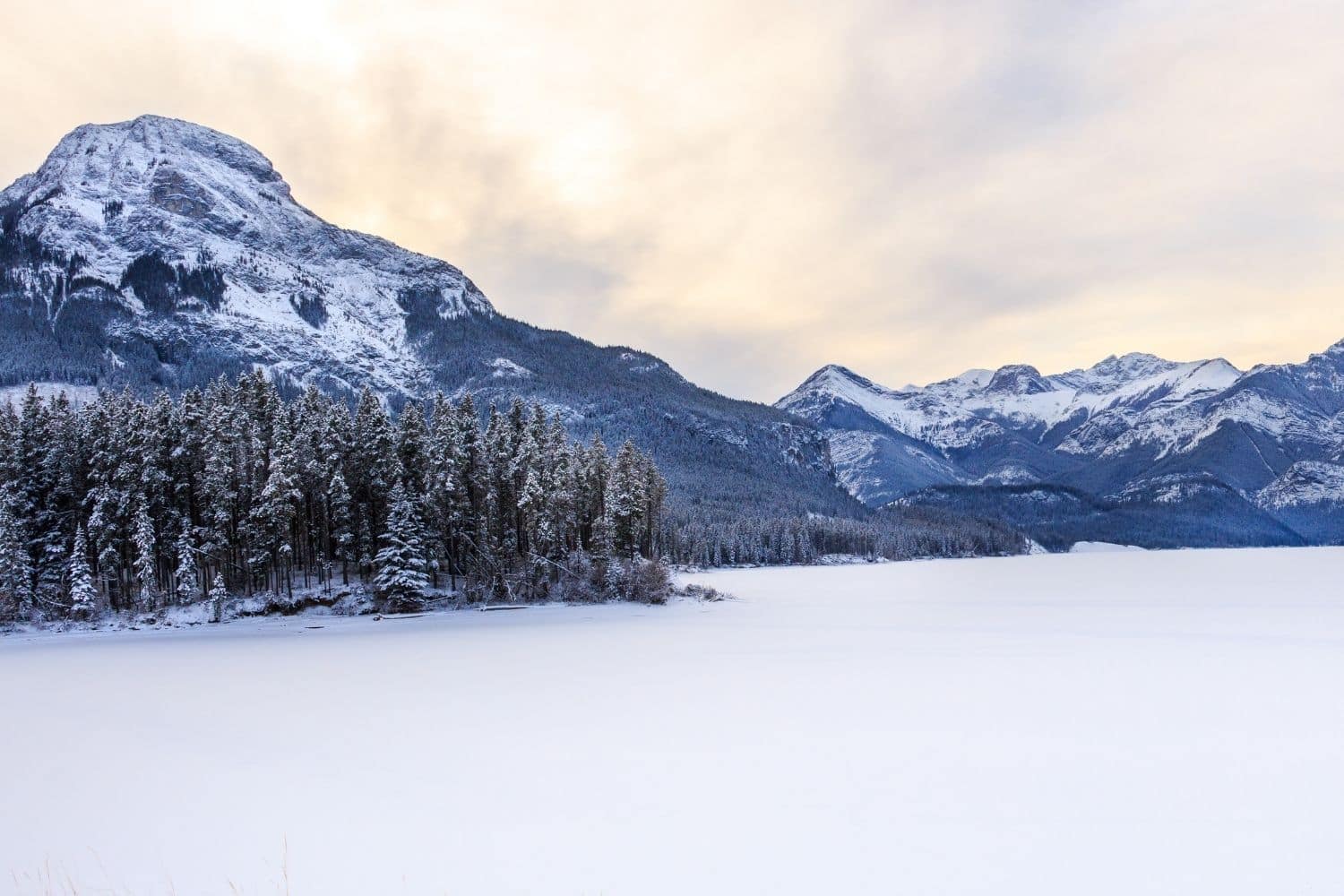 Prairie Mountain in winter