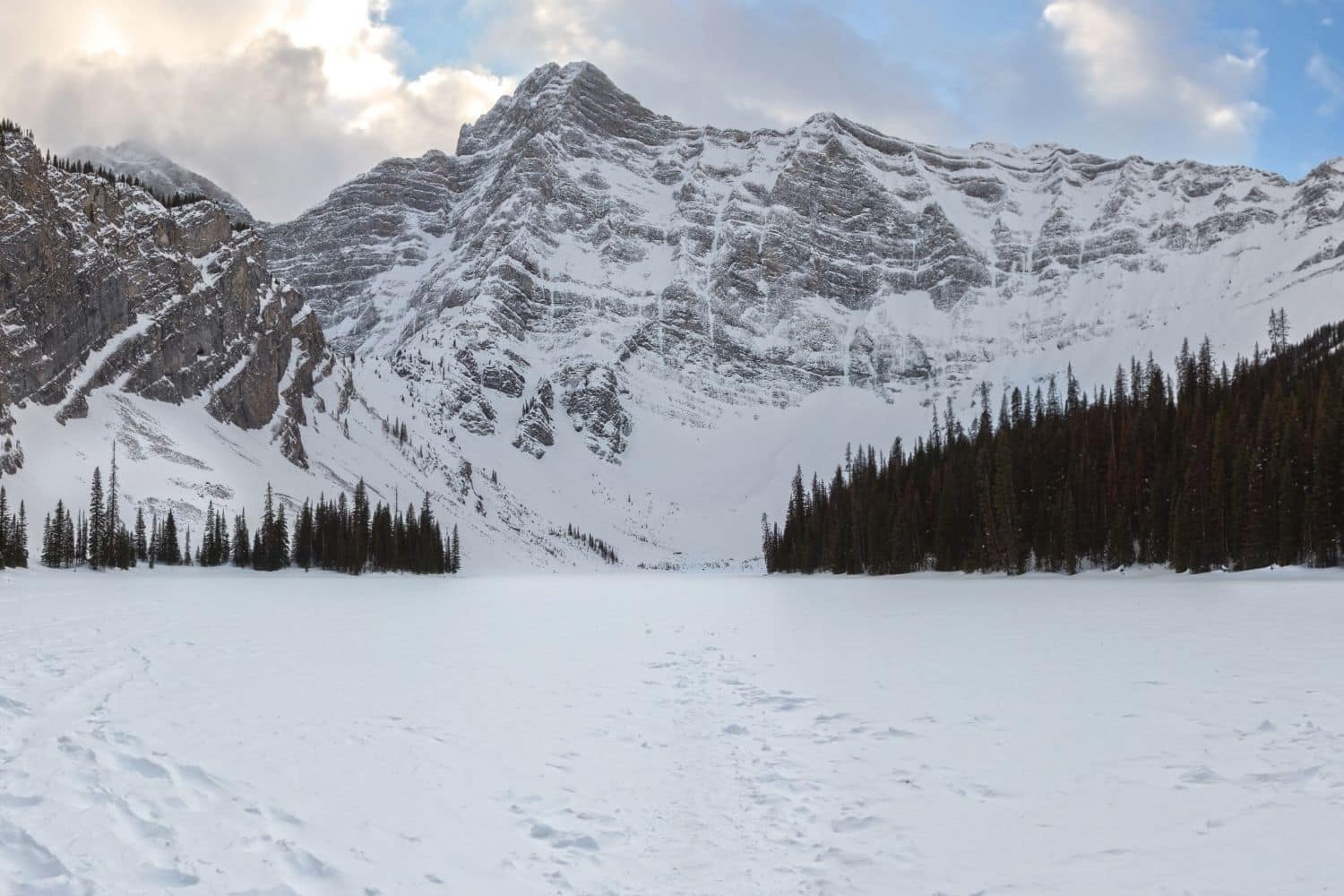 rawson lake in winter