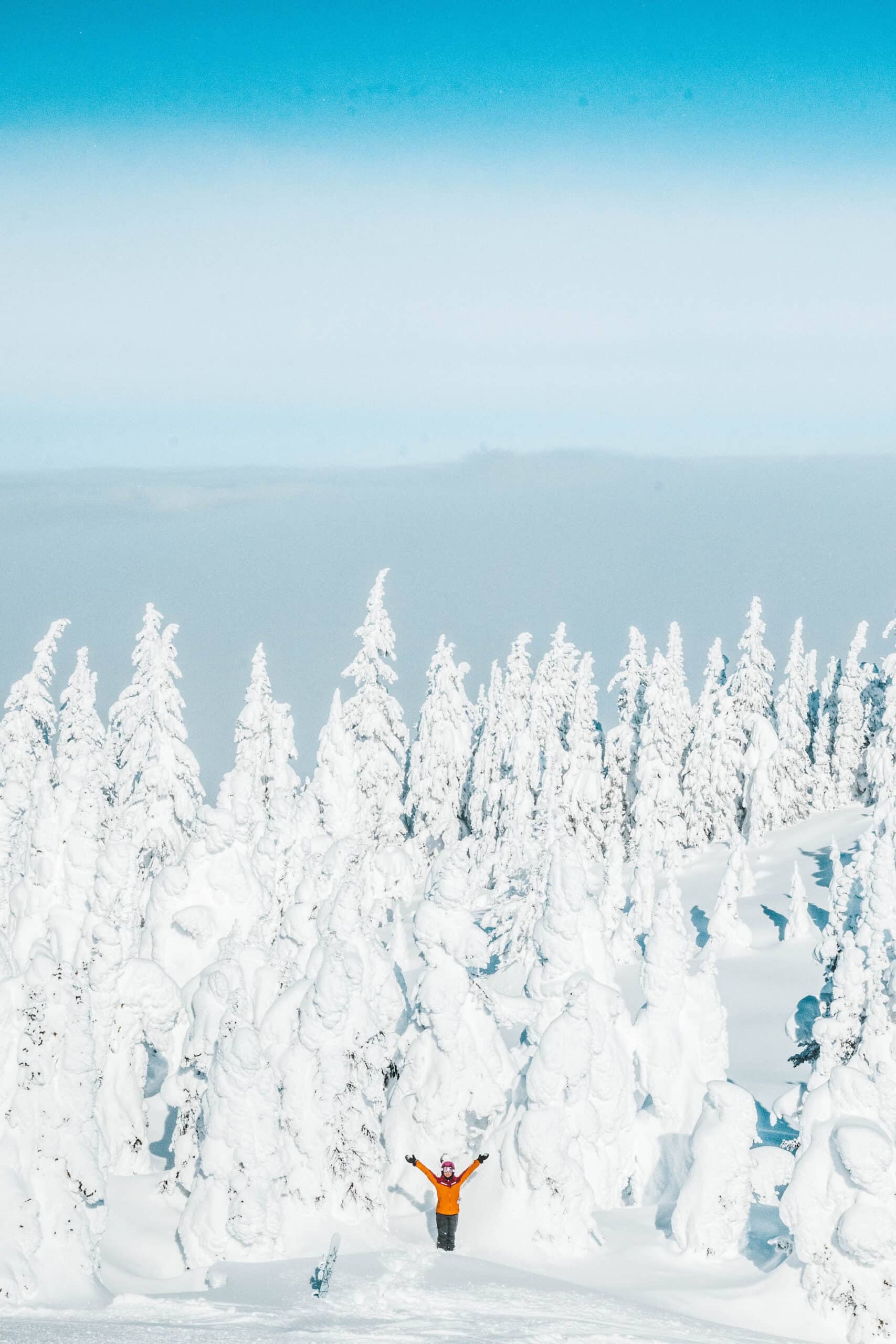 snowboarding at Sun Peaks - vancouver to banff