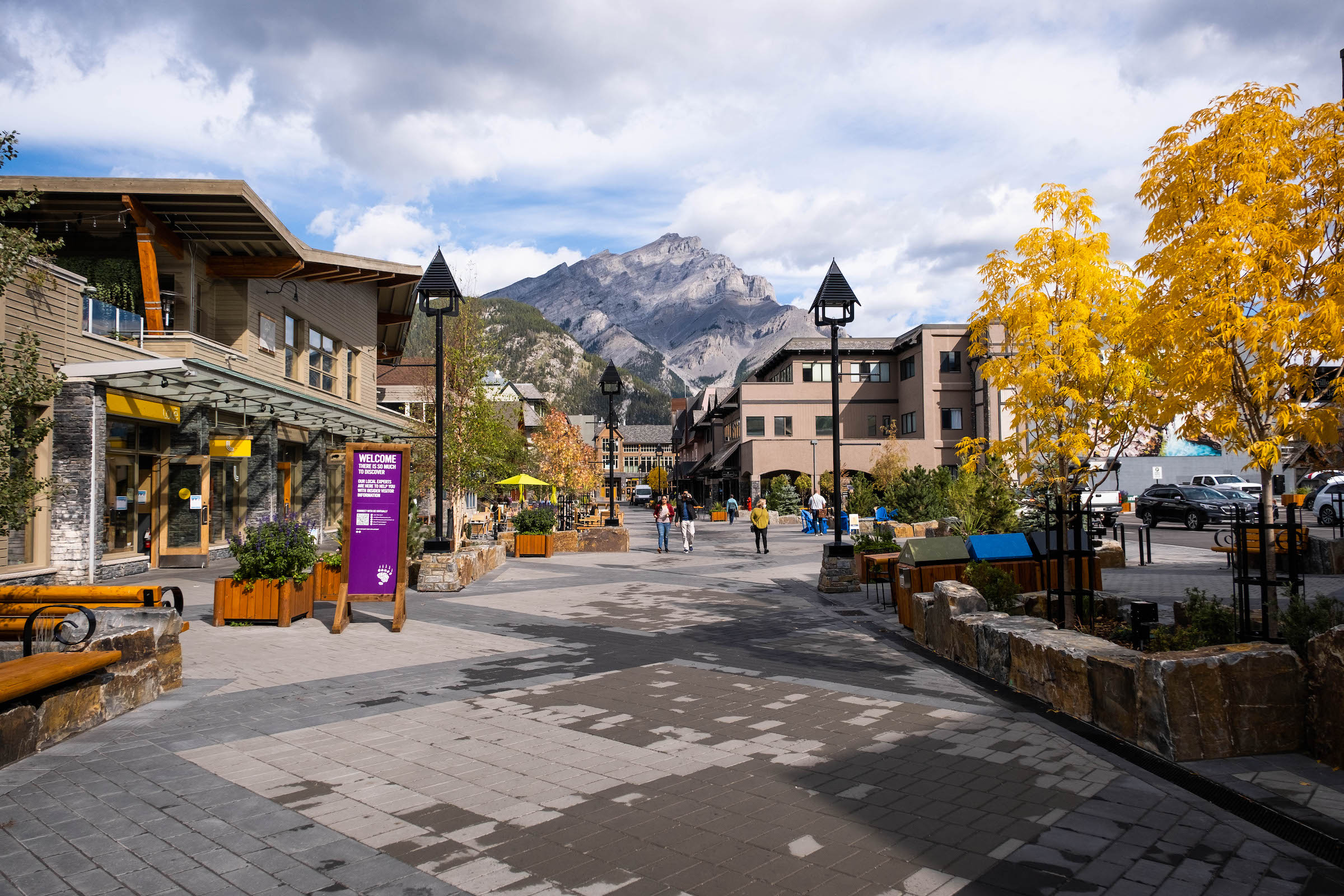 three bears restaurant has one of the best Banff patios