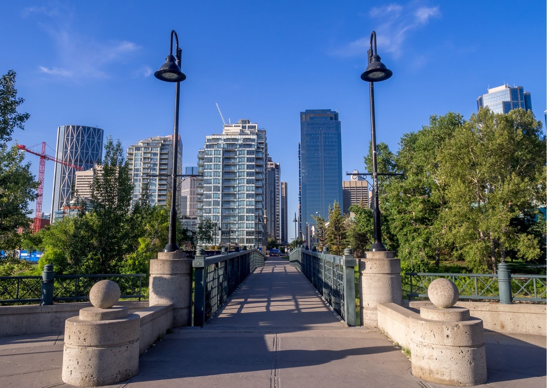 Downtown Calgary In Summer