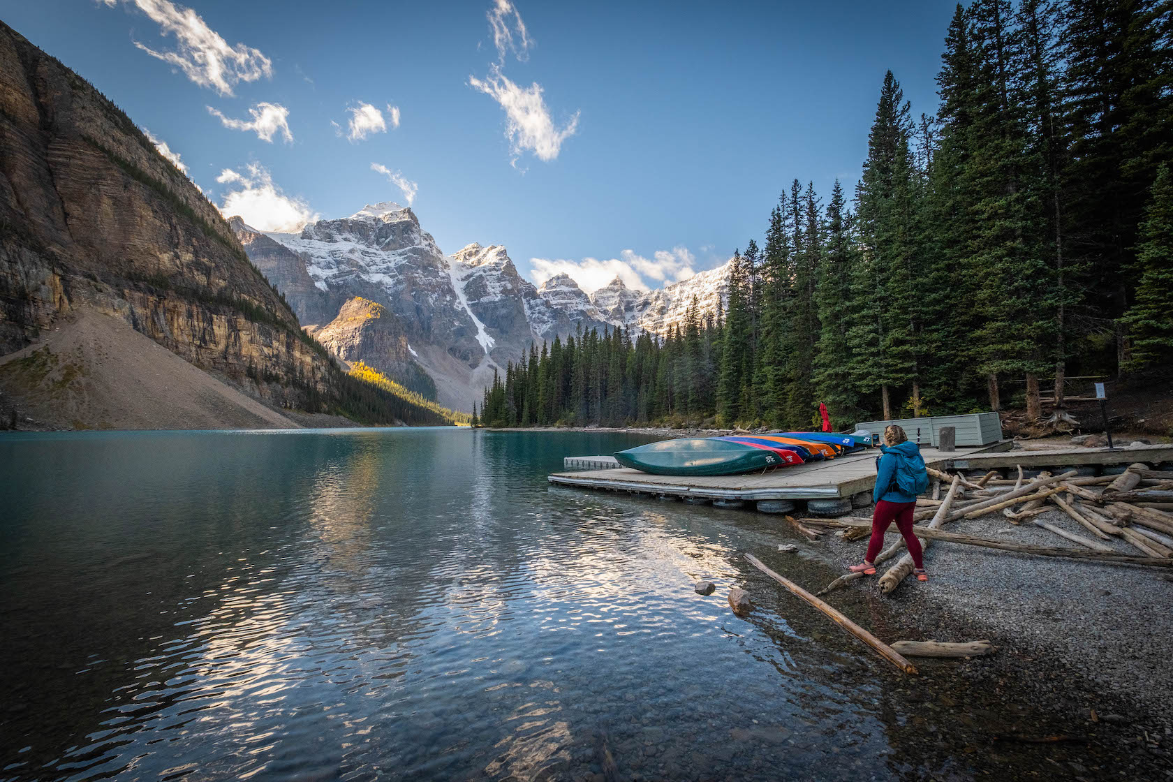 moraine lake parking