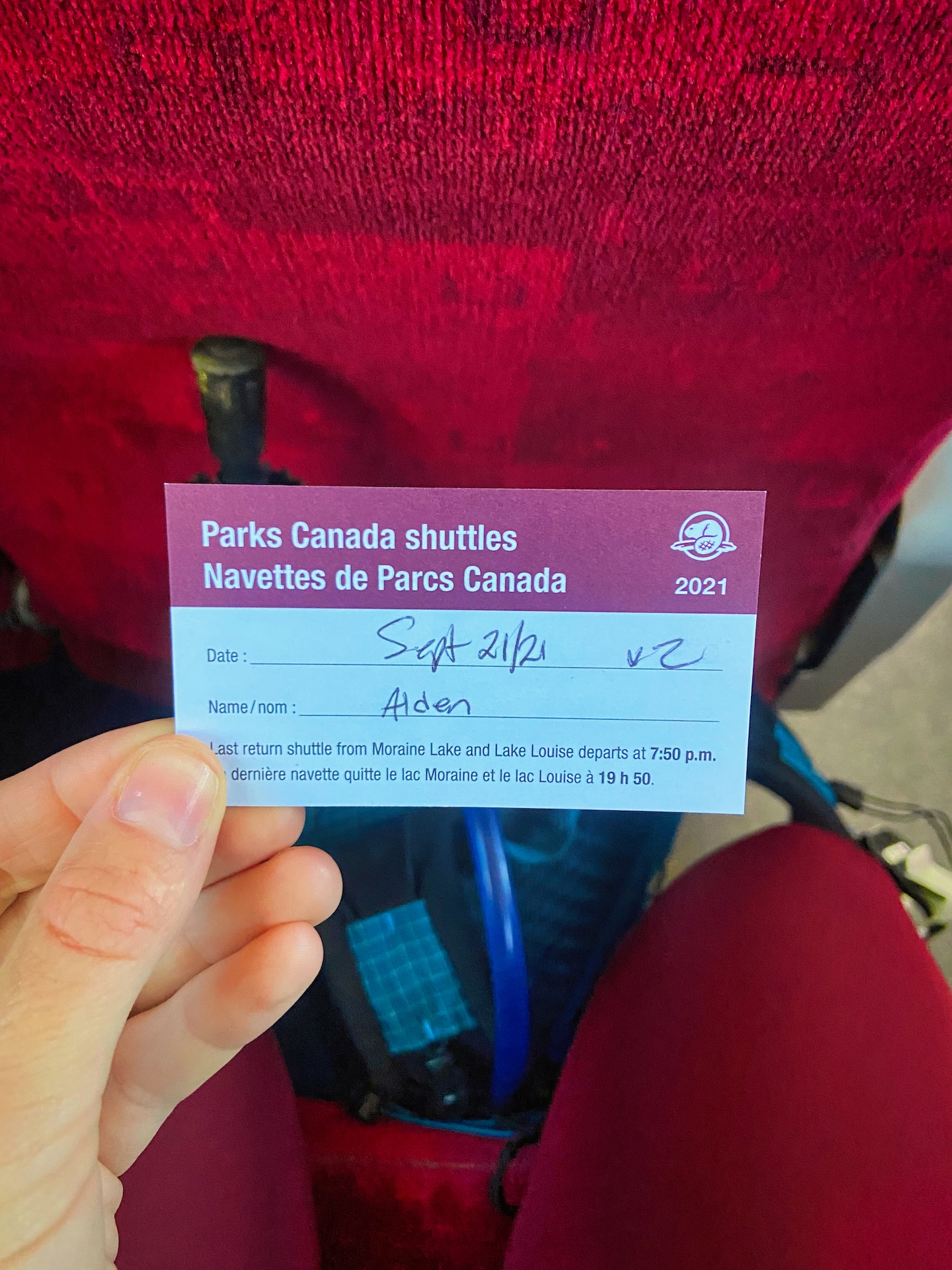 parks canada moraine lake shuttle ticket