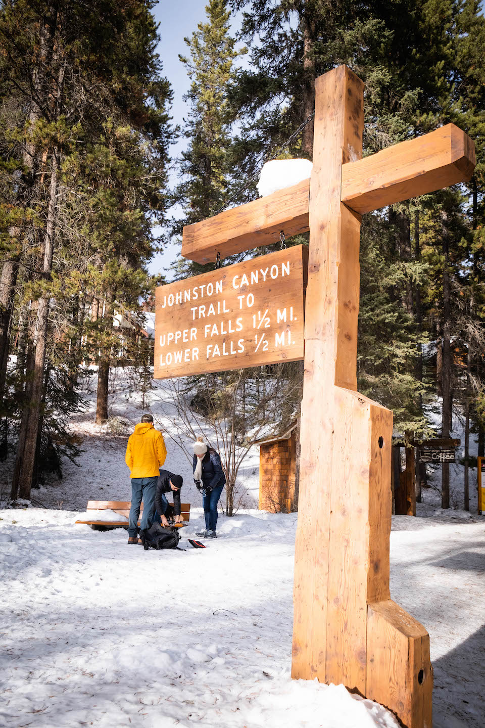 Johnston Canyon In The Winter