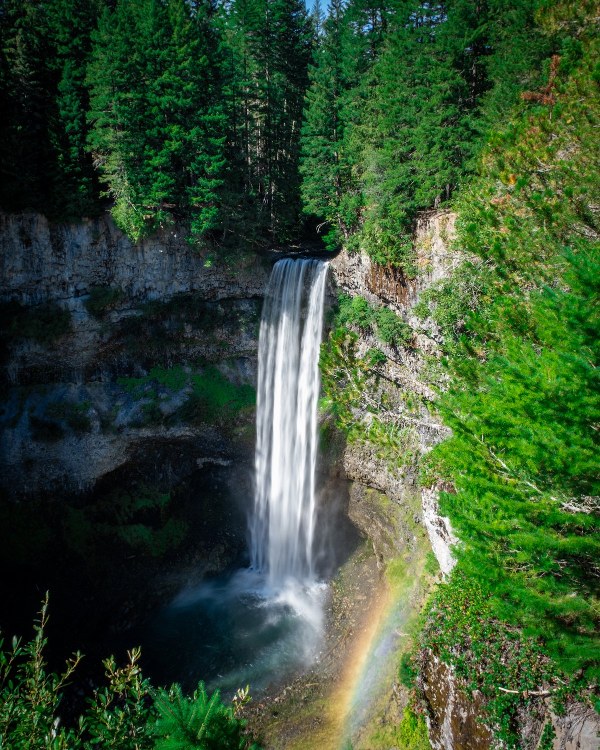 Beautiful Brandywine Falls in the summer