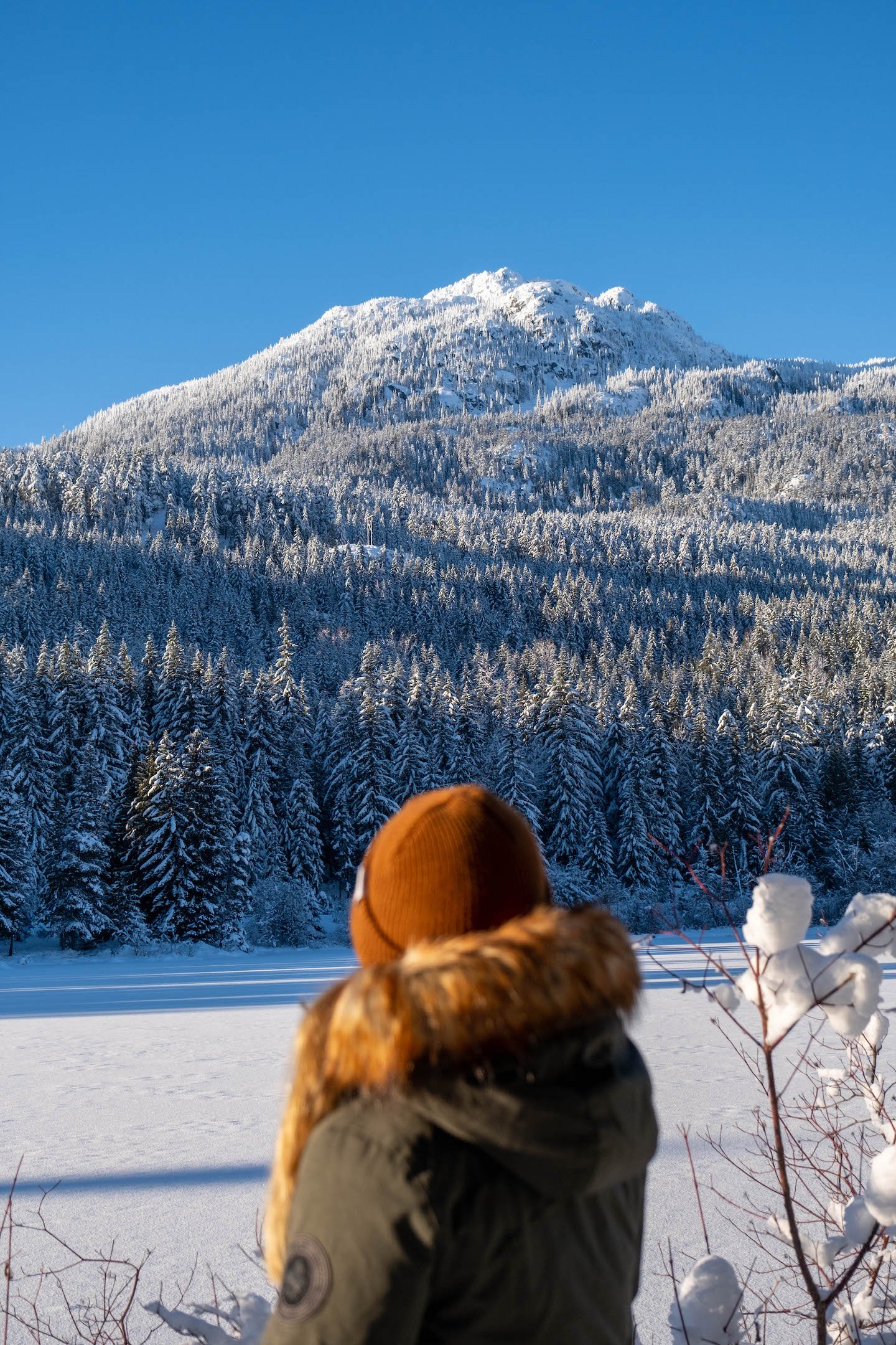 nita lake in winter