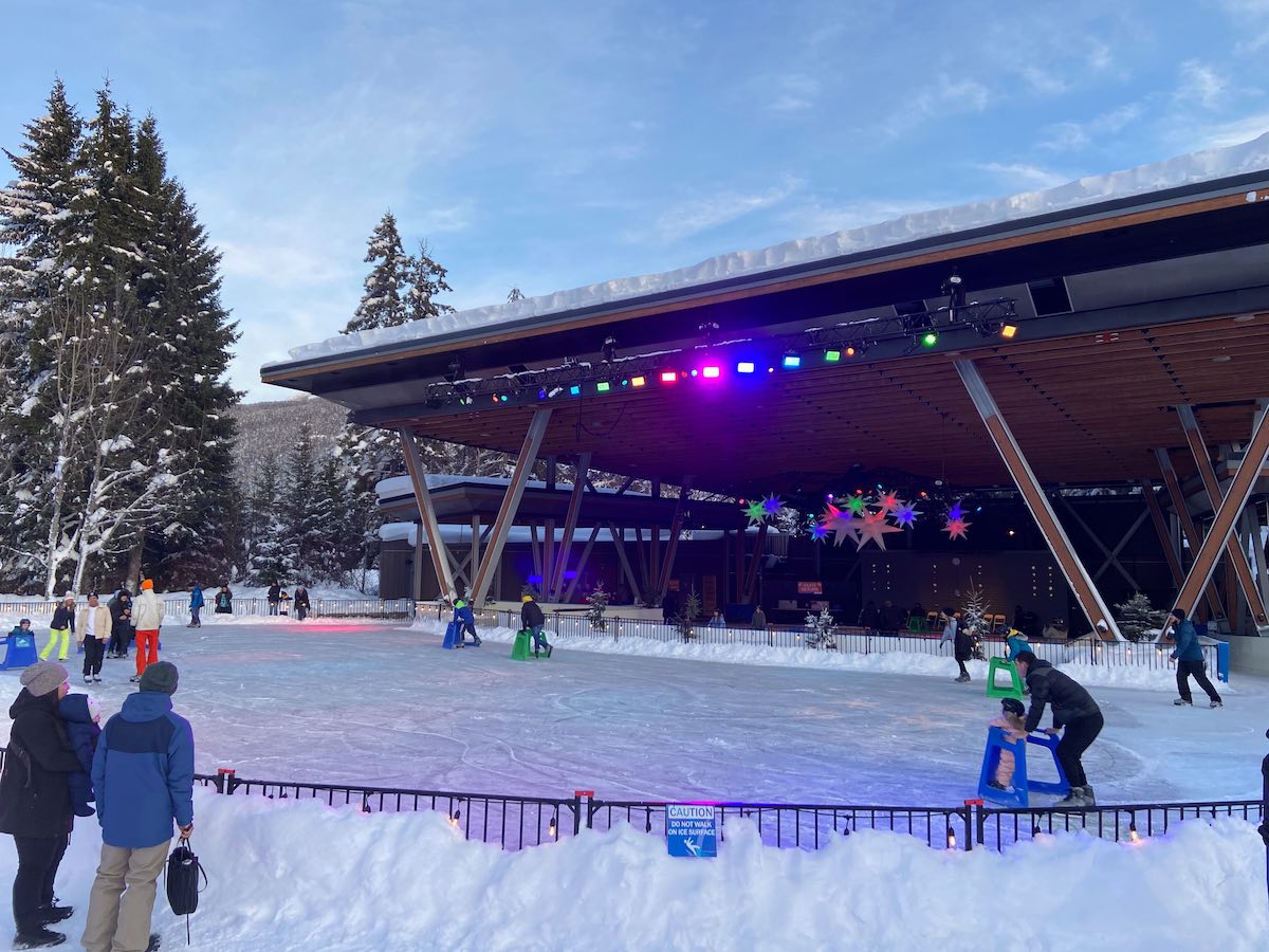 ice skating in whistler