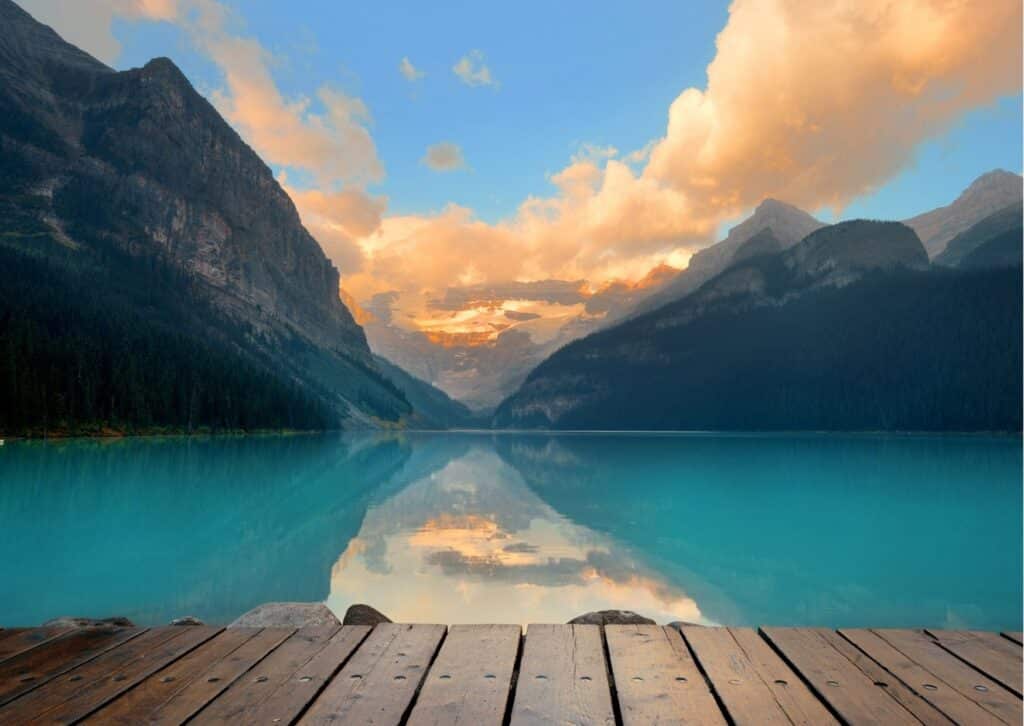 Lake Louise in summer