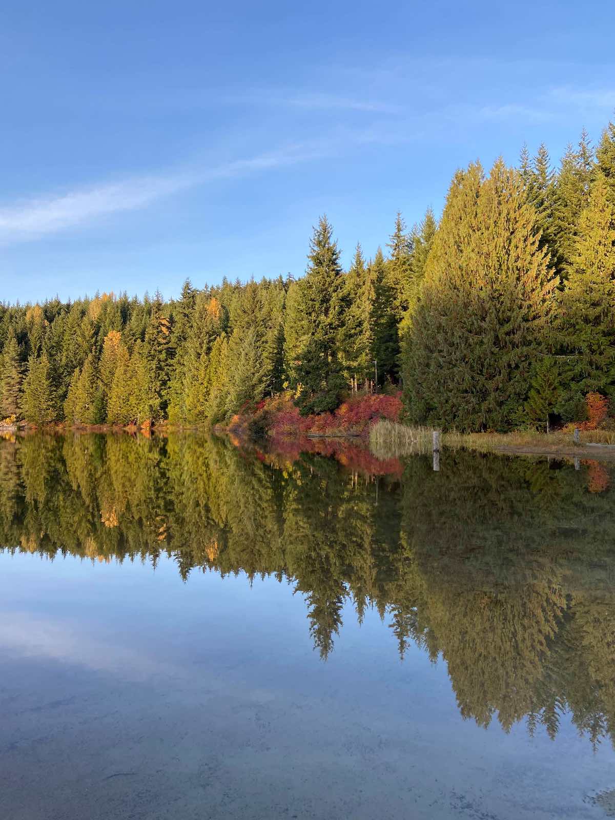 Lost Lake in the fall