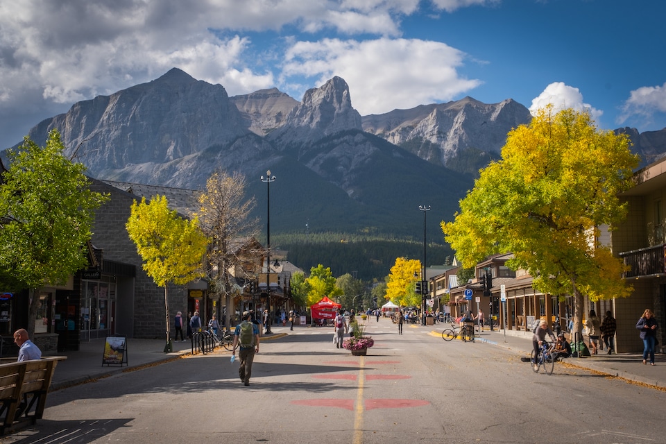 Canmore in the fall