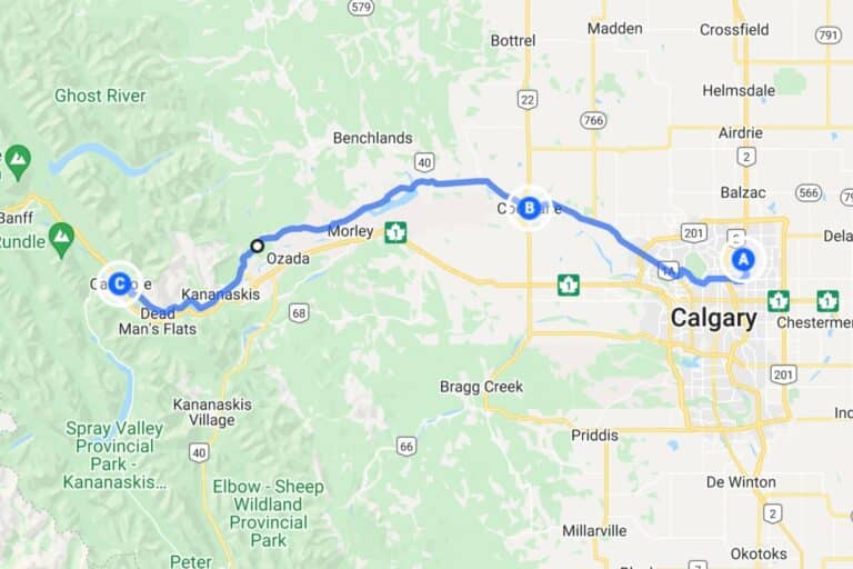 How To Get From CALGARY To CANMORE August 2024   Calgary To Canmore Scenic Route 768x512 