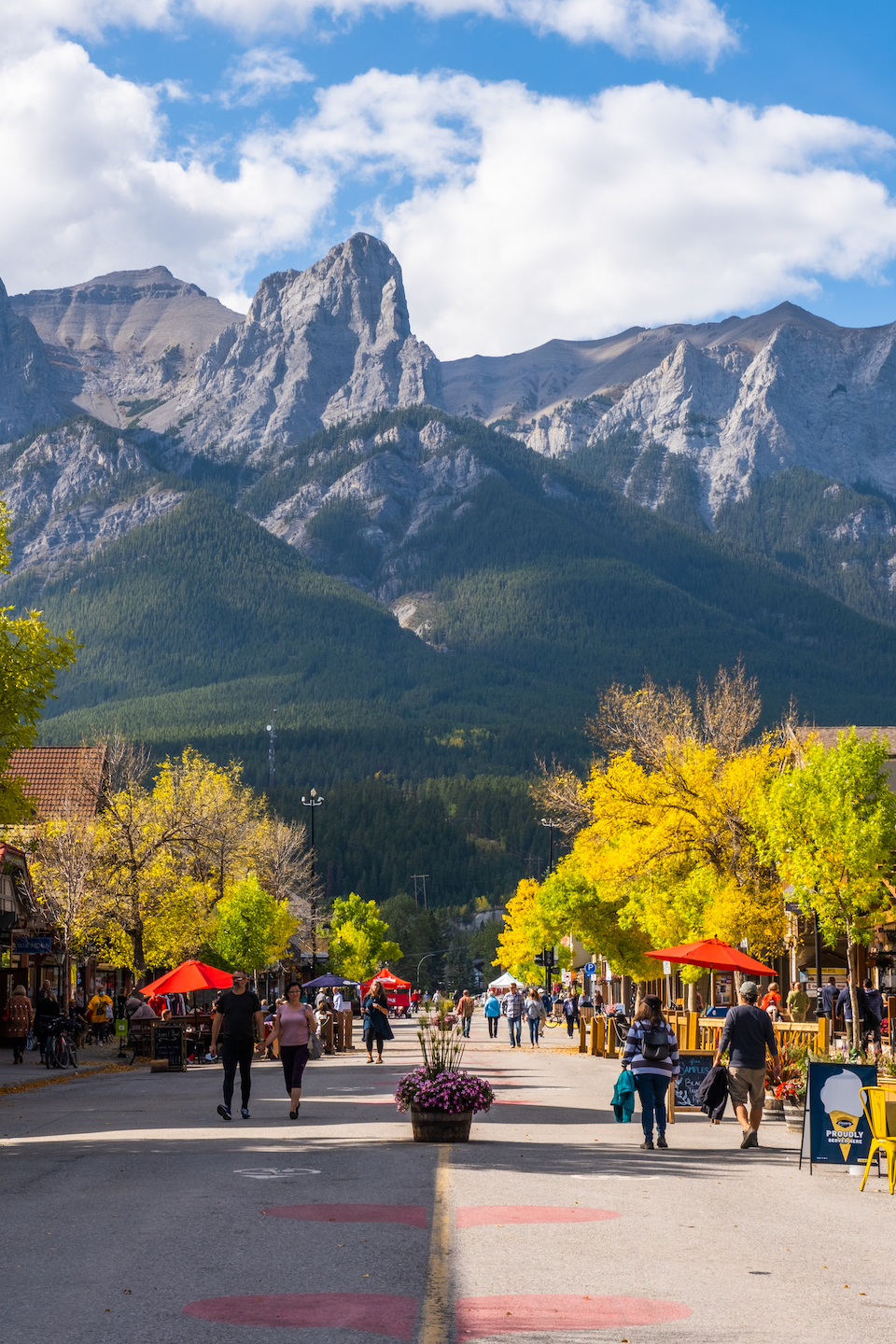 downtown canmore