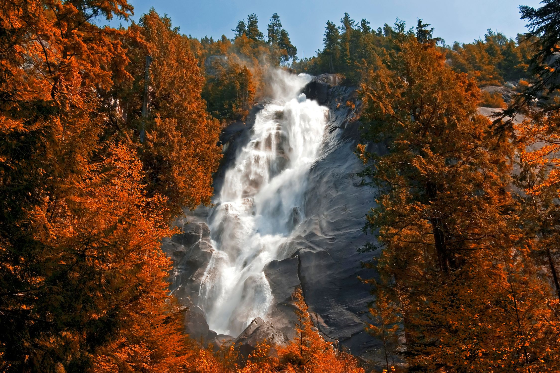 shannon falls, british columbia