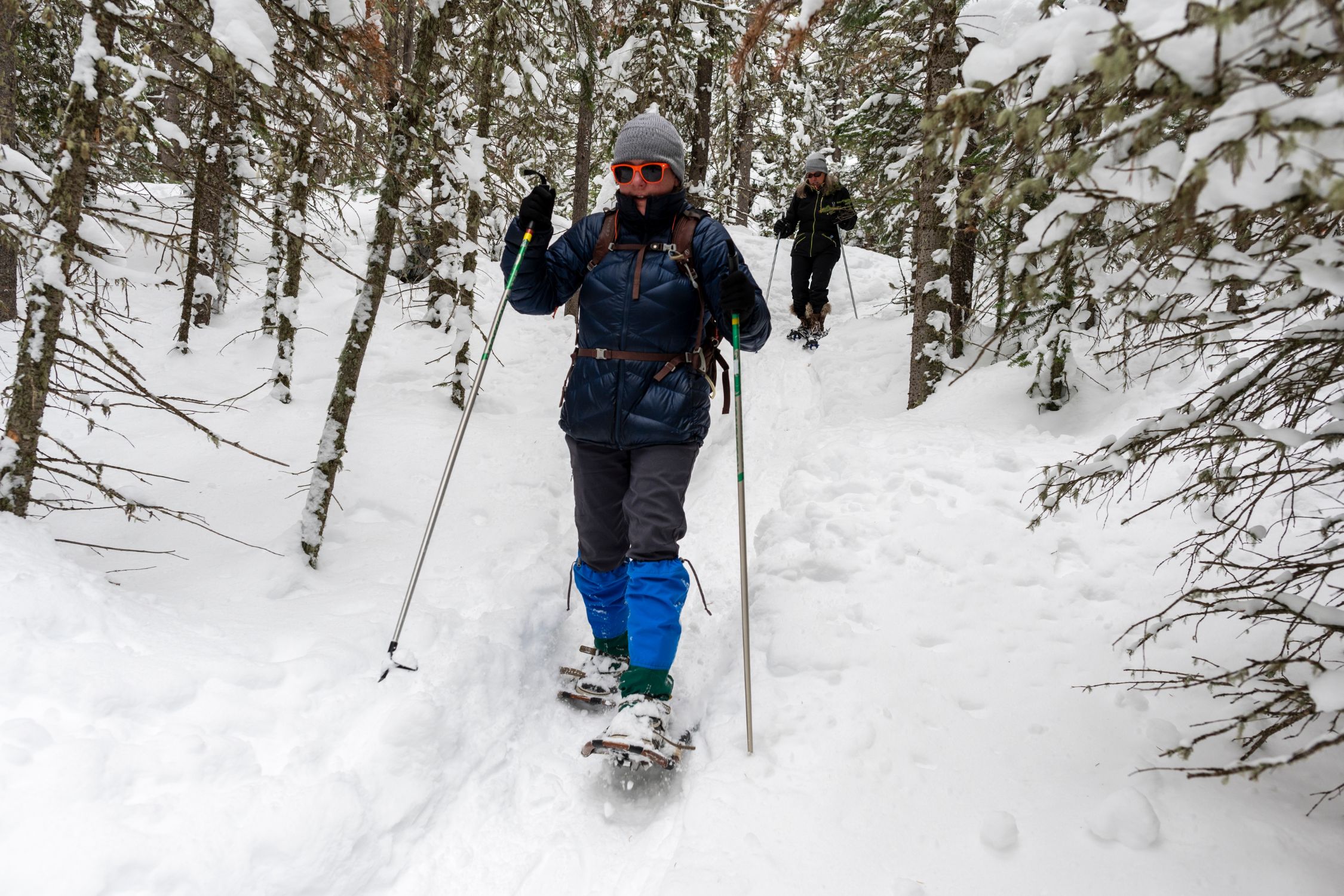 snoeshoeing in banff