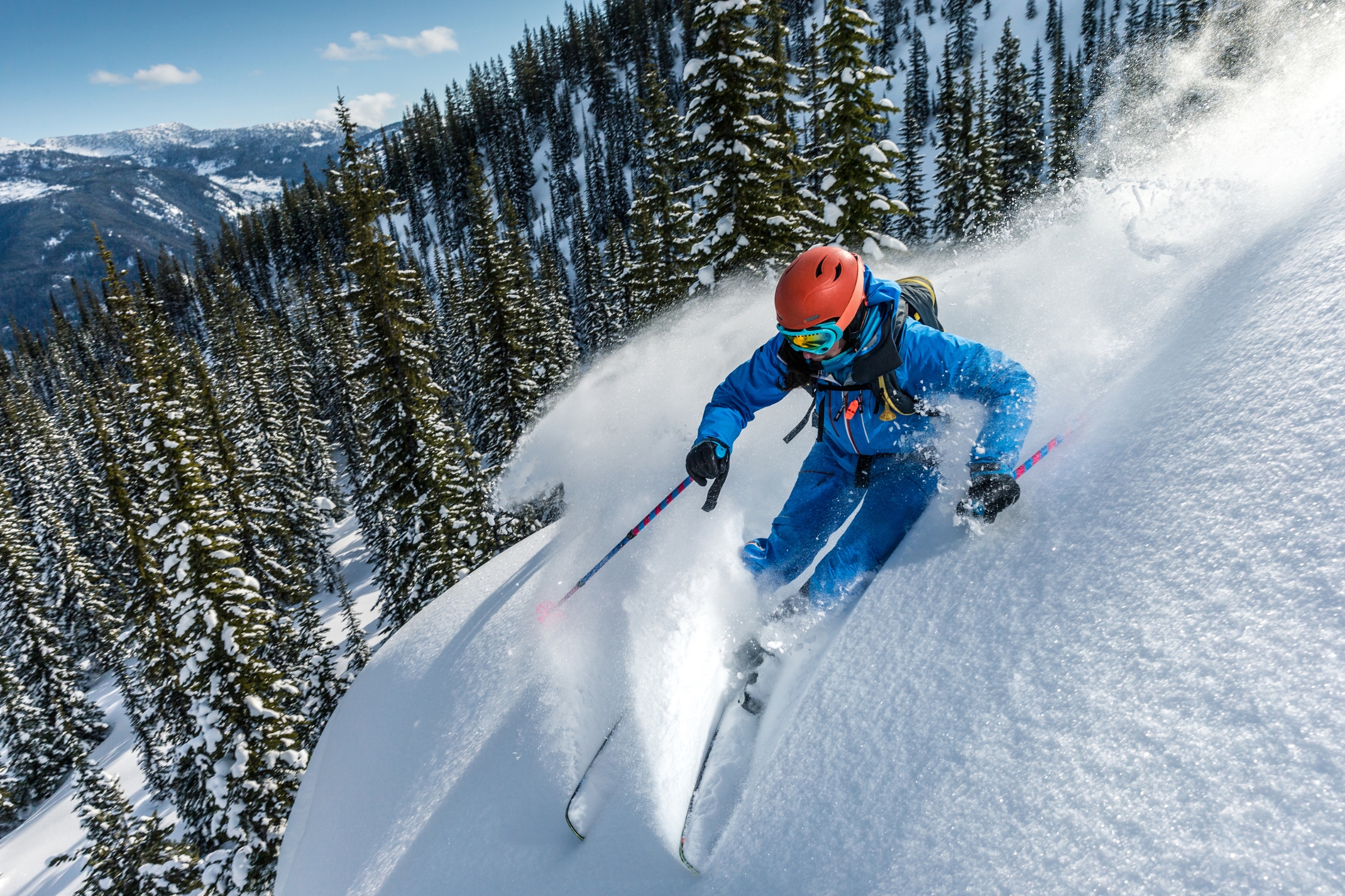 Powder Skiing In Canada