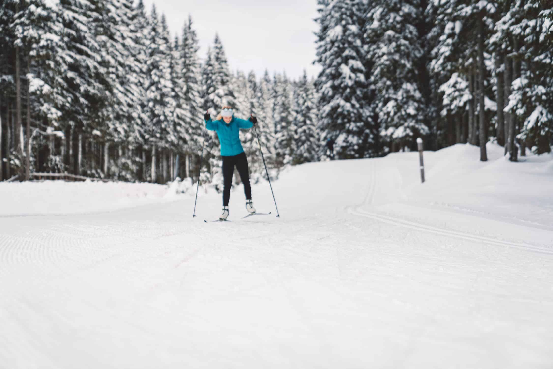 cross country skiing in banff