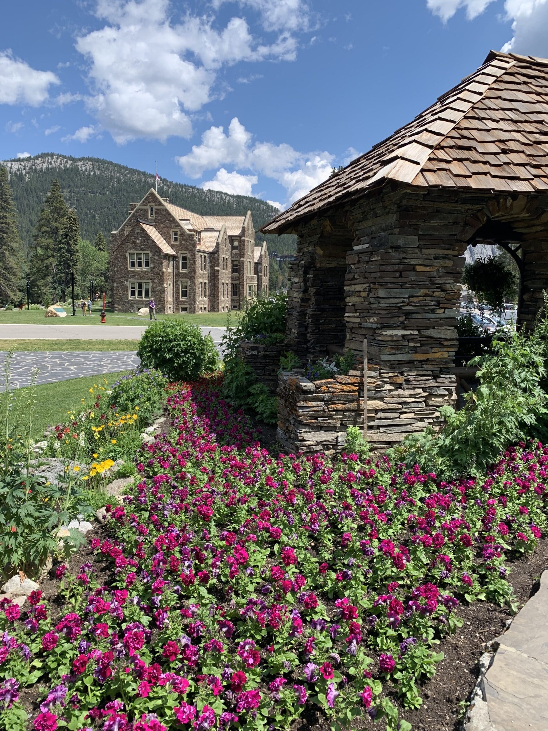 Flowers And Park Headquarters At Cascade Gardens