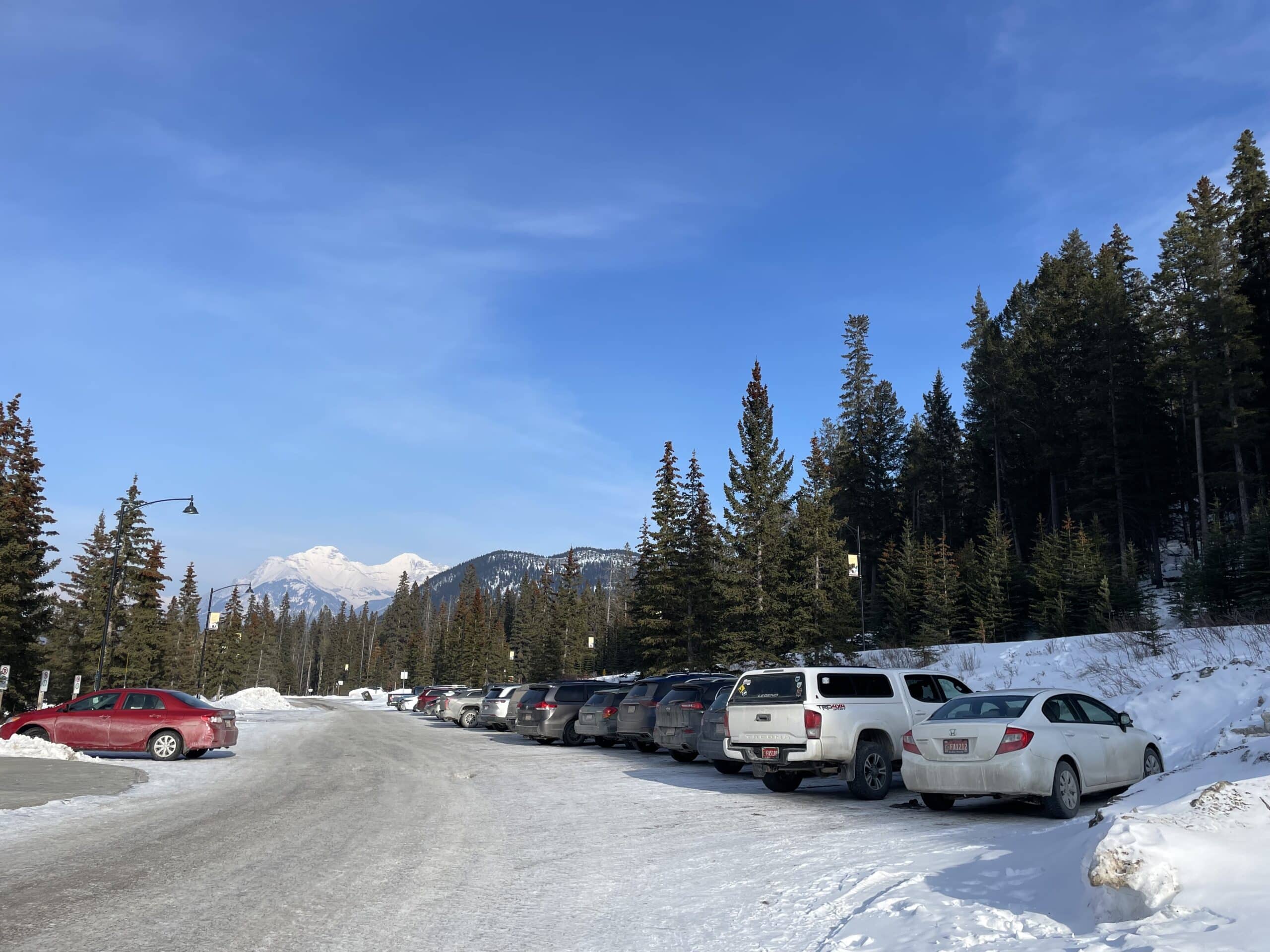 Parking Lot At Cave & Basin Historic Site