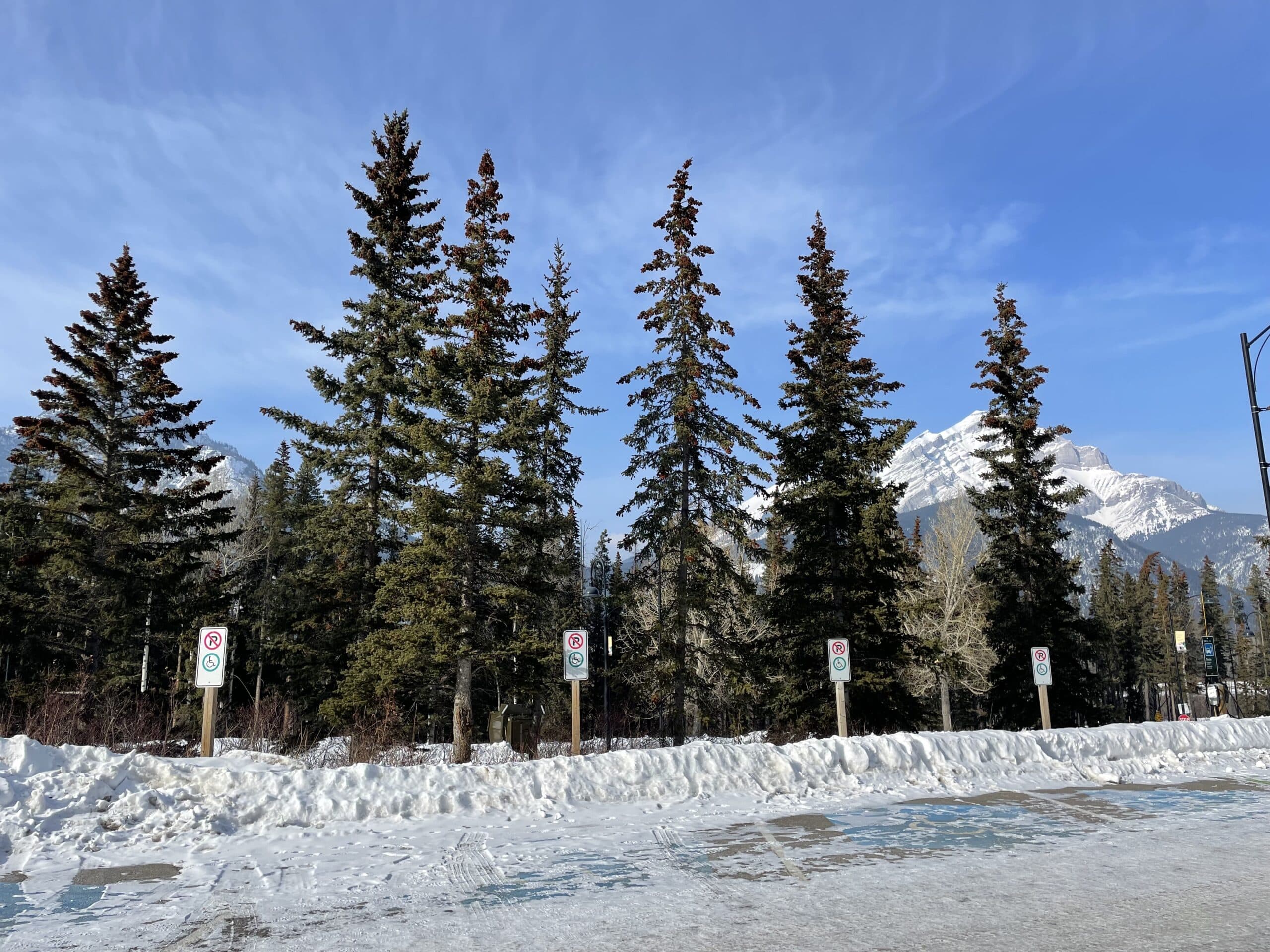 Accessible Parking At Cave & Basin Historic Site