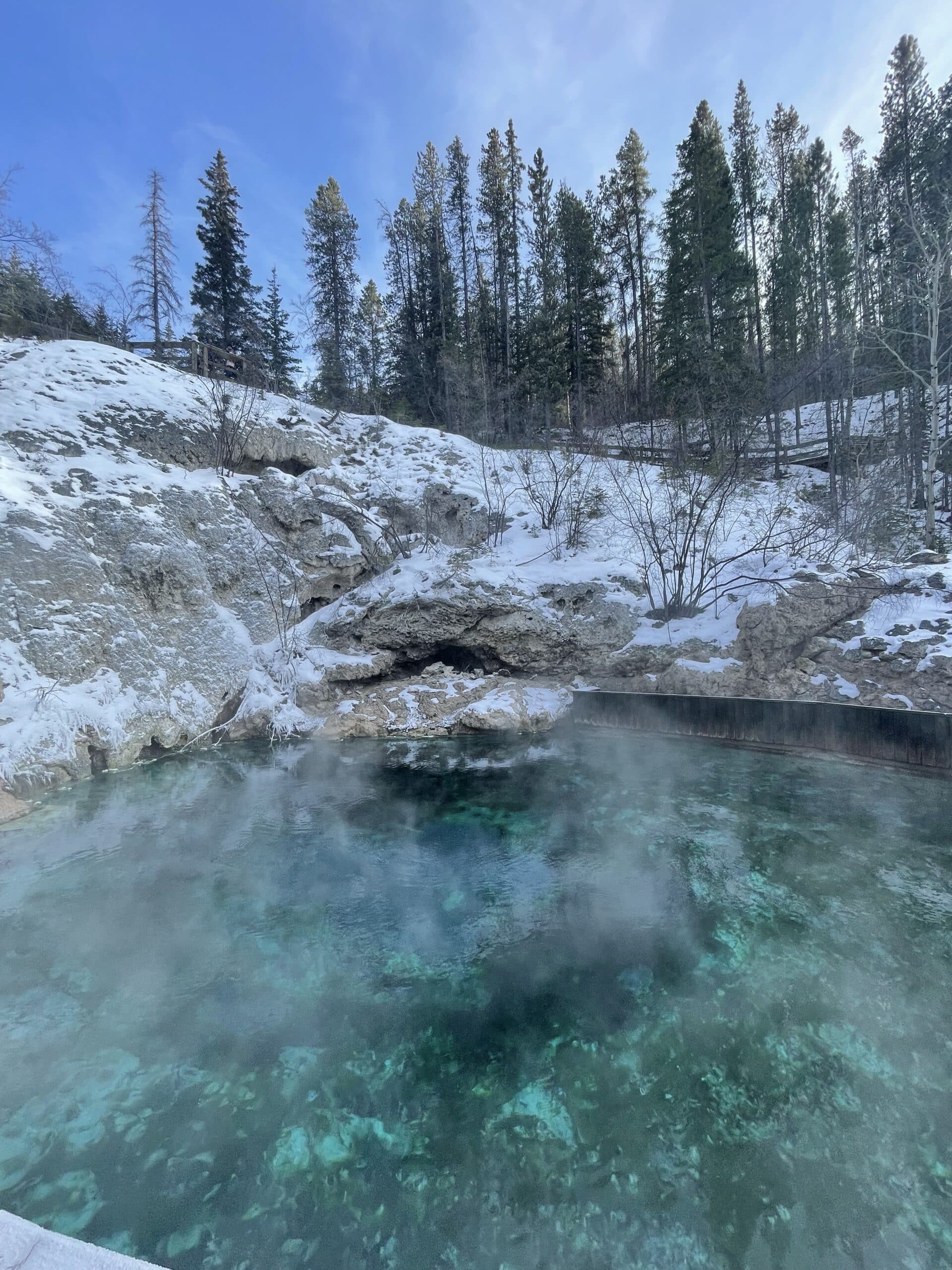 Outdoor Hot Spring At Cave & Basin