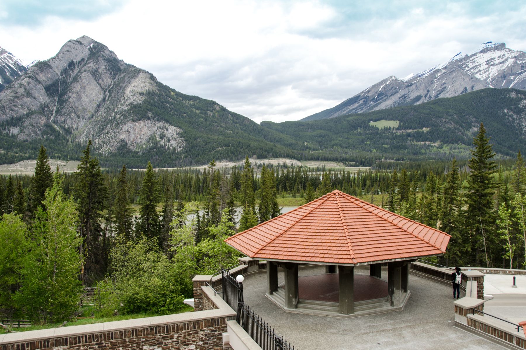 Observation Deck At Cave & Basin