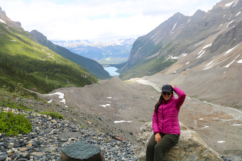 plain of six glaciers viewpoint