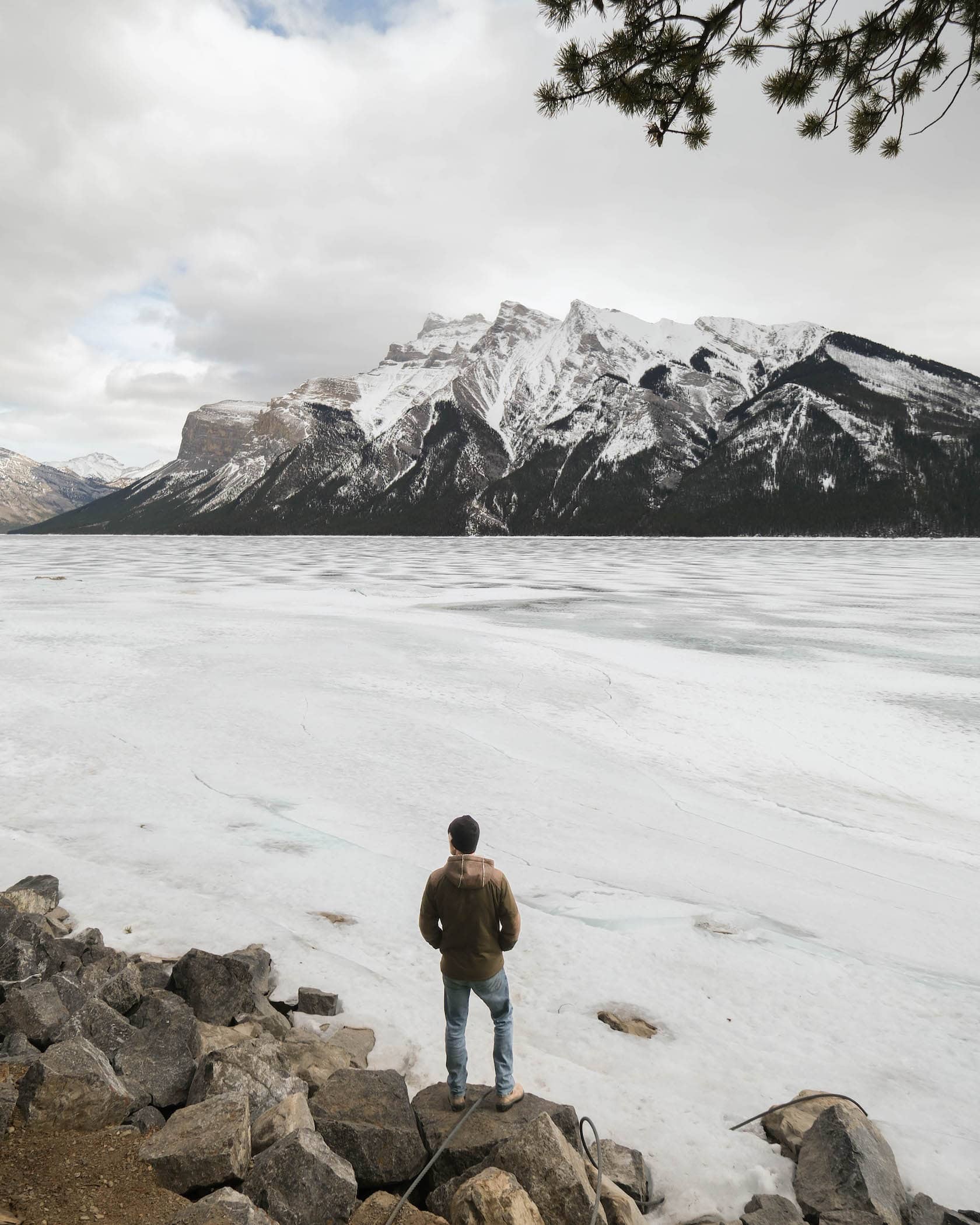 Lake Minnewanka Mid April