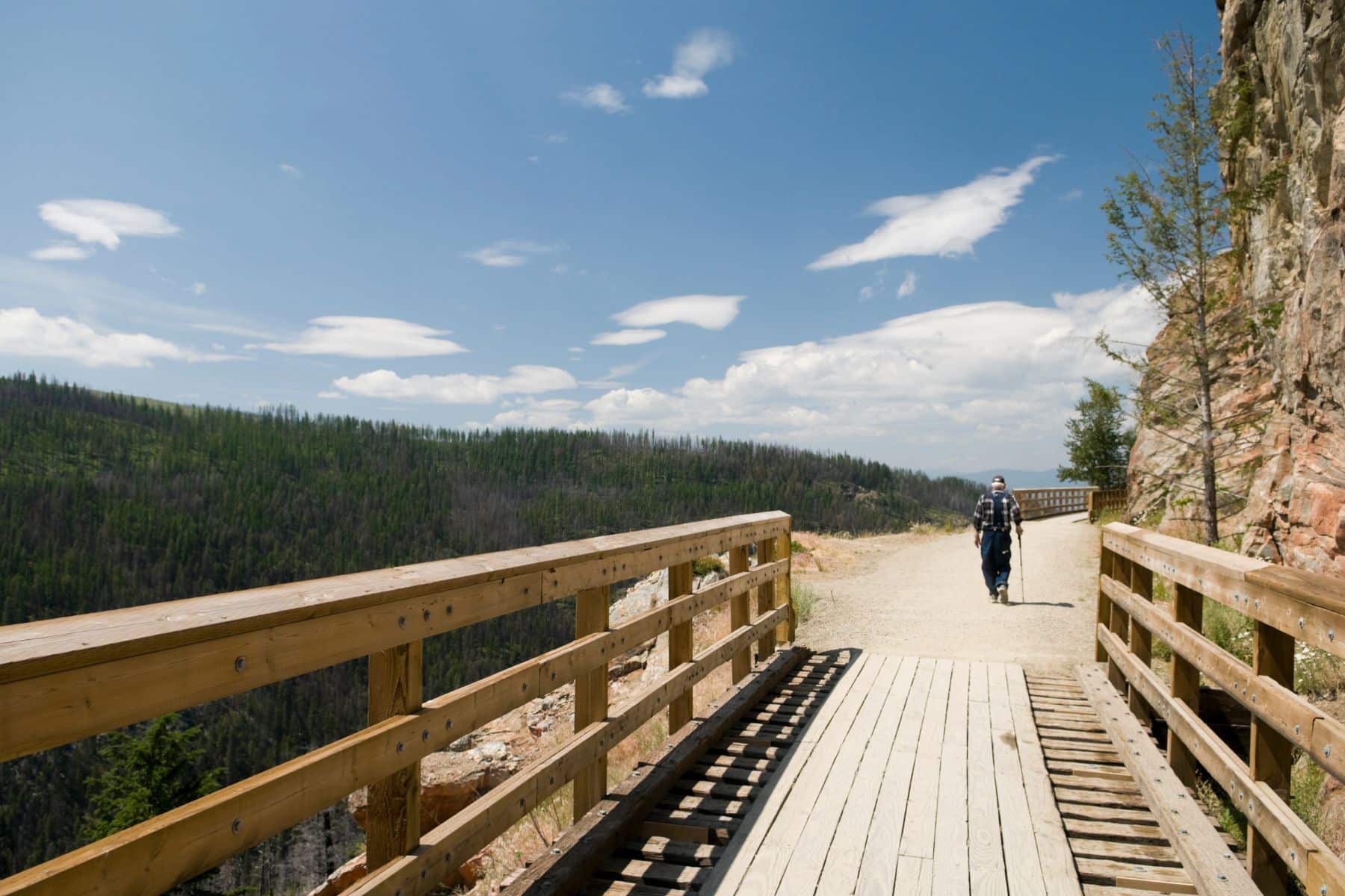 hiking myra canyon