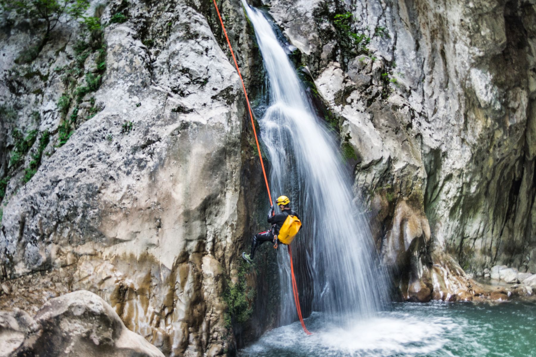 Canyoning at Heart Creek