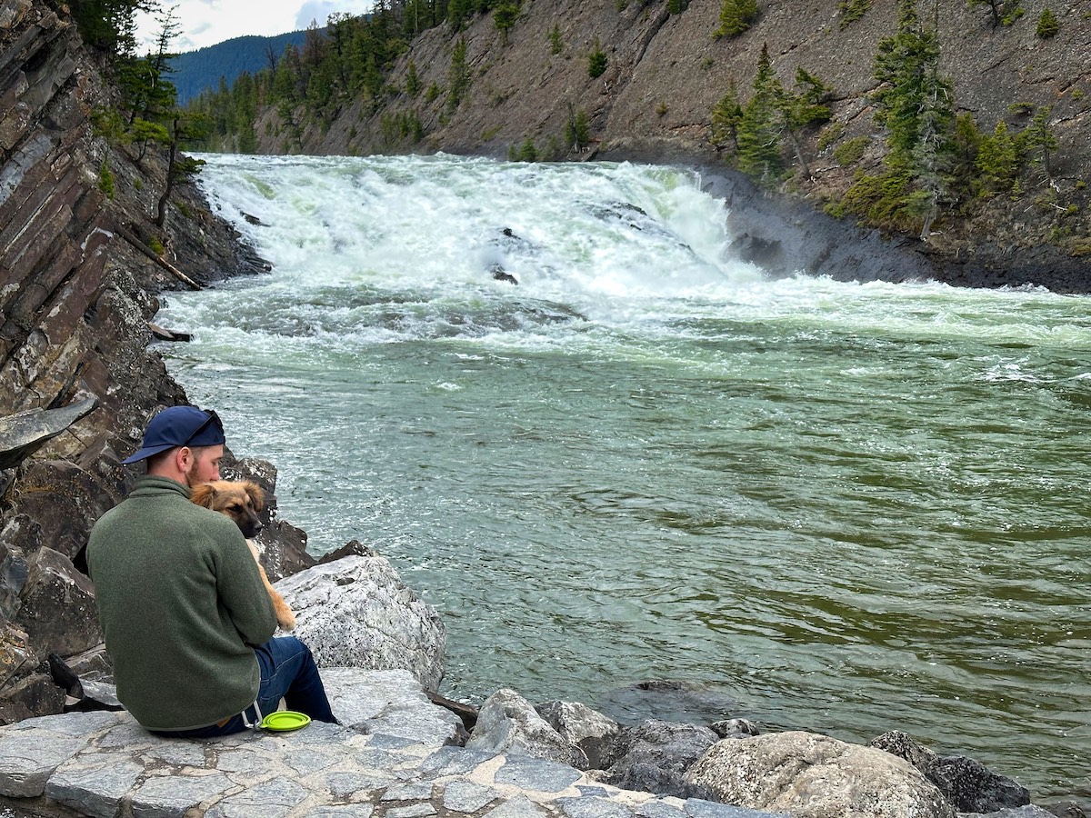 cameron at bow falls