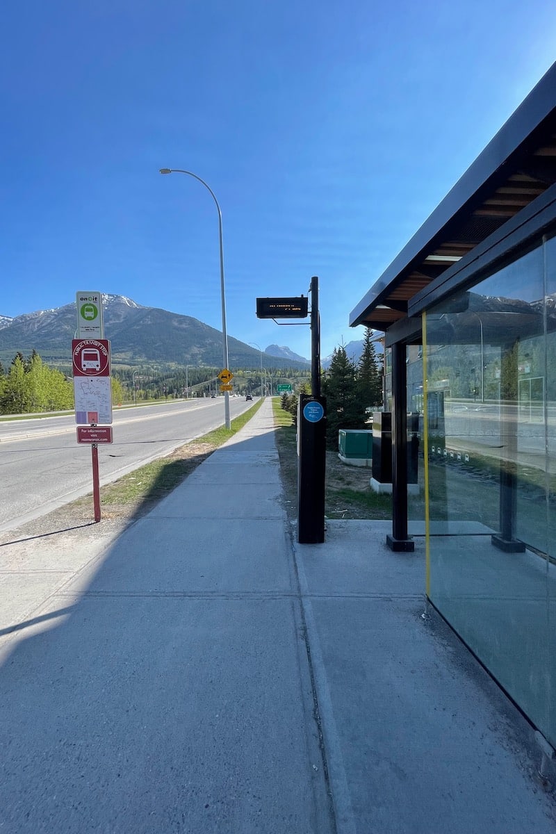 Roam transit bus stop