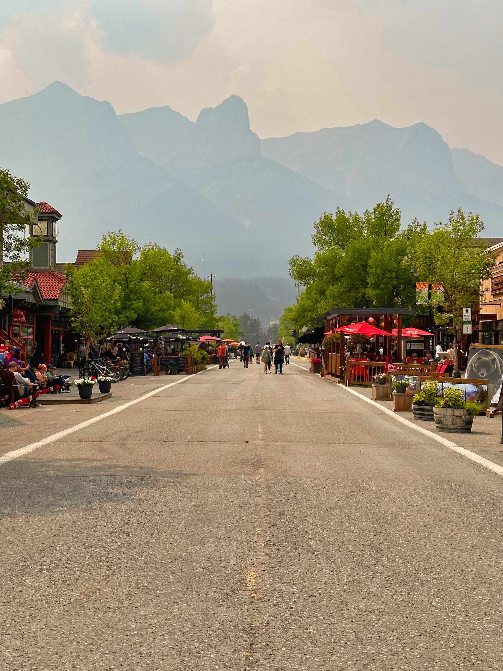 wildfire smoke in Canmore