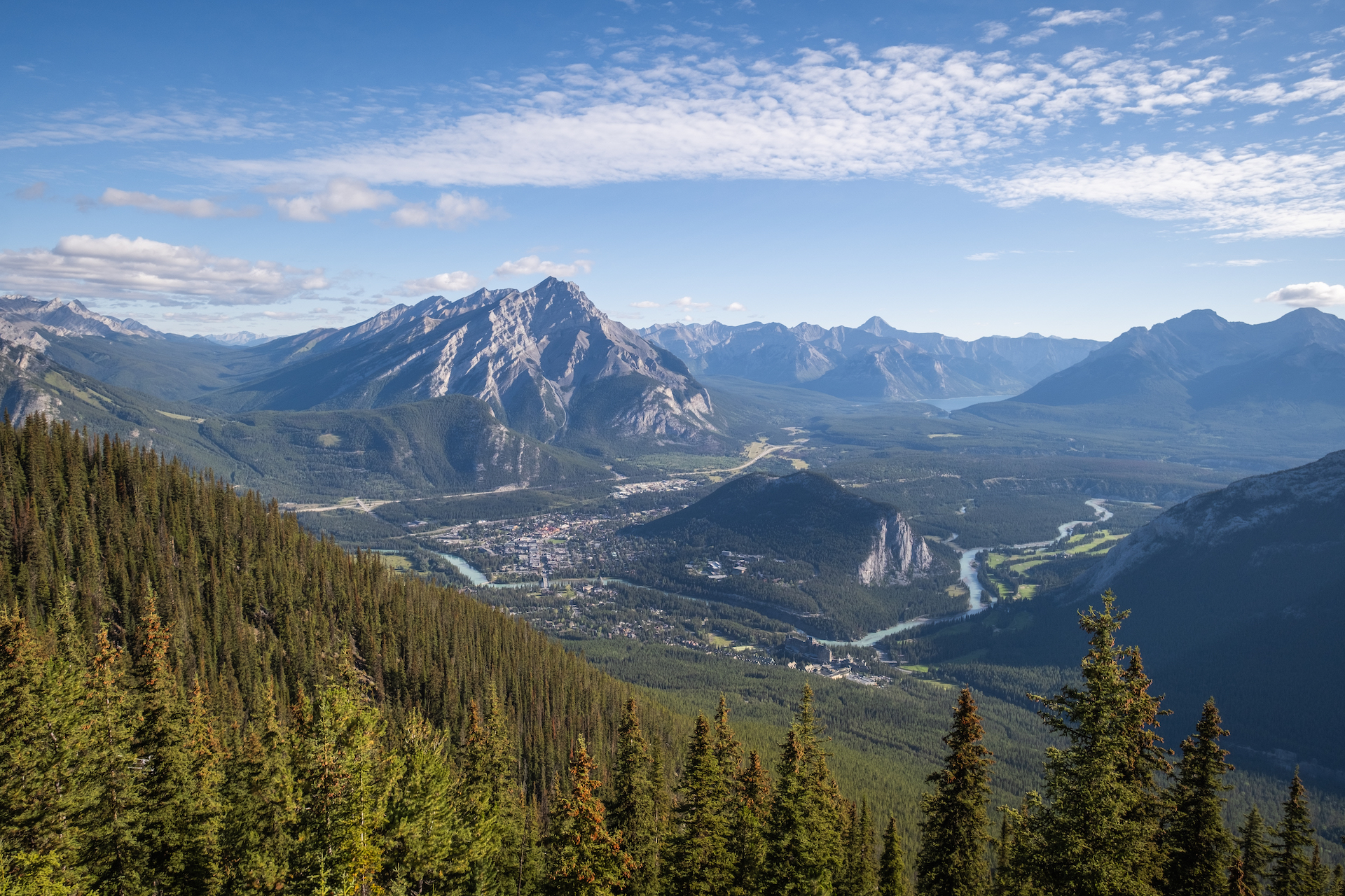 View From The Banff Gondola