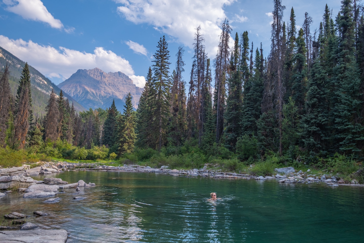 Swimming in Horseshoe Lake