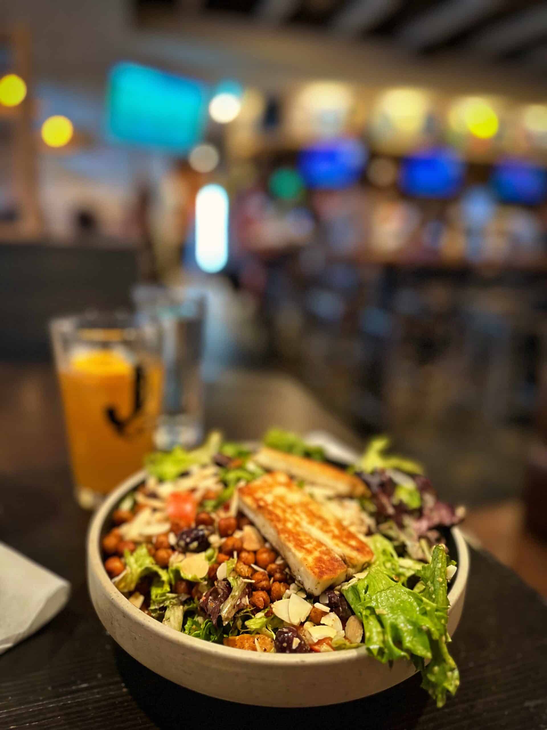 Halloumi Bowl at jasper brewing