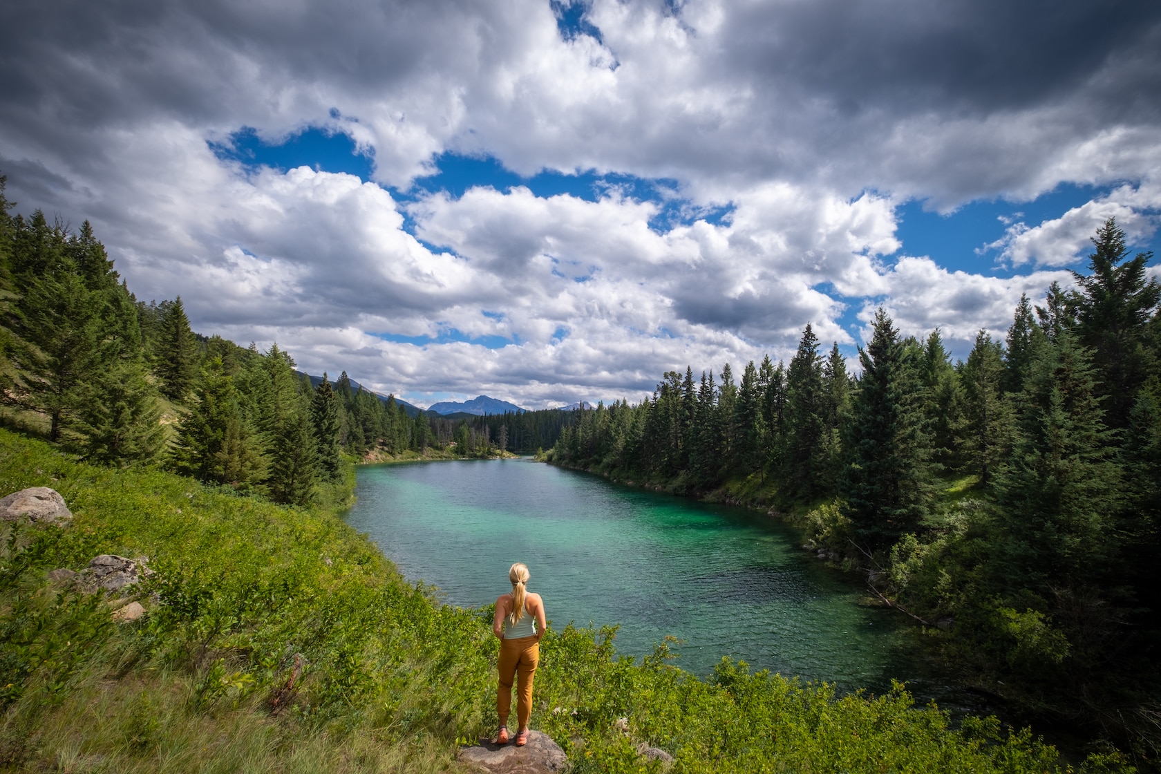 on the valley of the five lakes trail