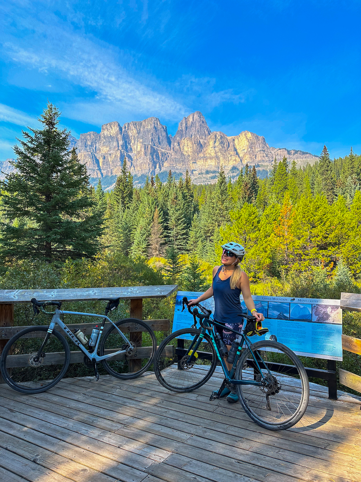 biking the bow valley parkway