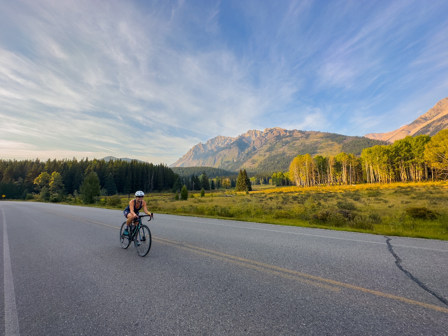 biking the bow valley parkway