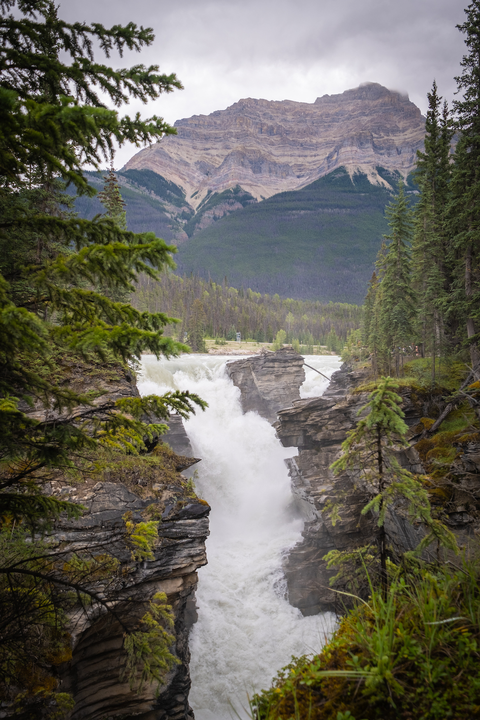 Unique Features of Athabasca Falls