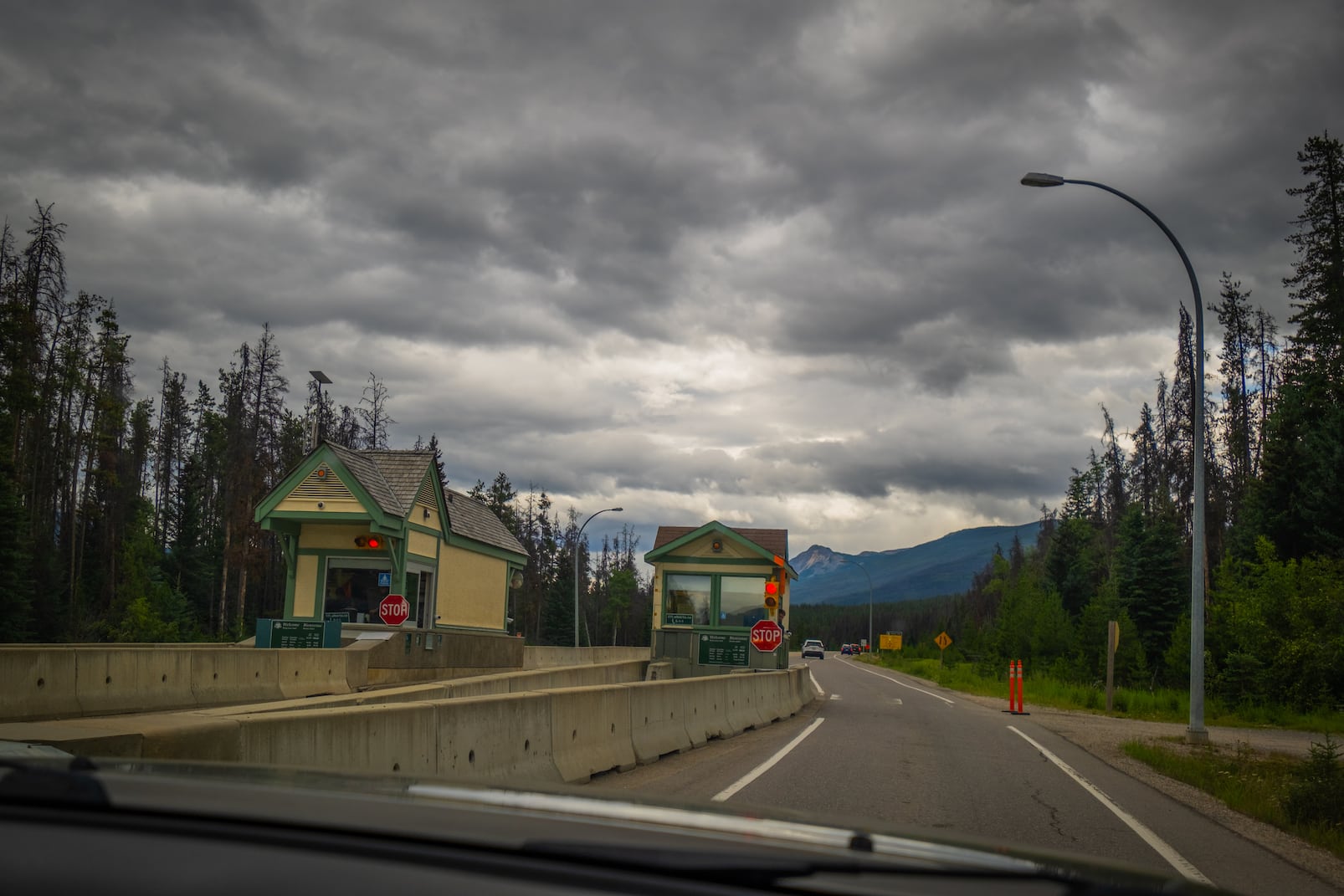 The Park Gates In Jasper For The Icefields Parkway