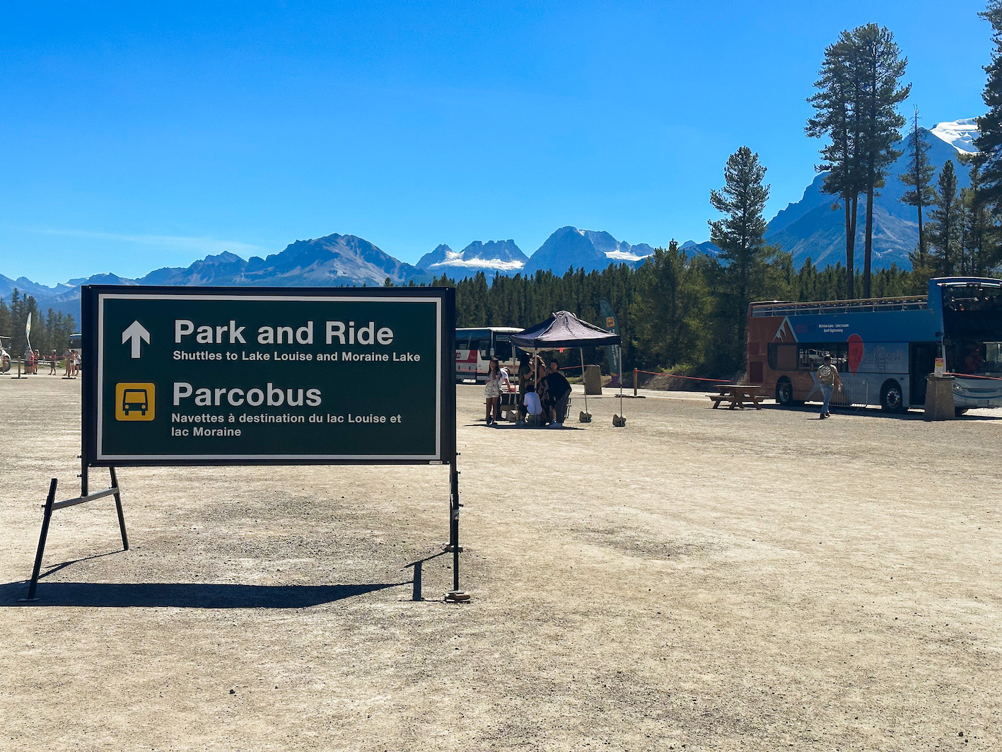 the lake louise park and ride