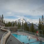 Banff Hot Springs-in april