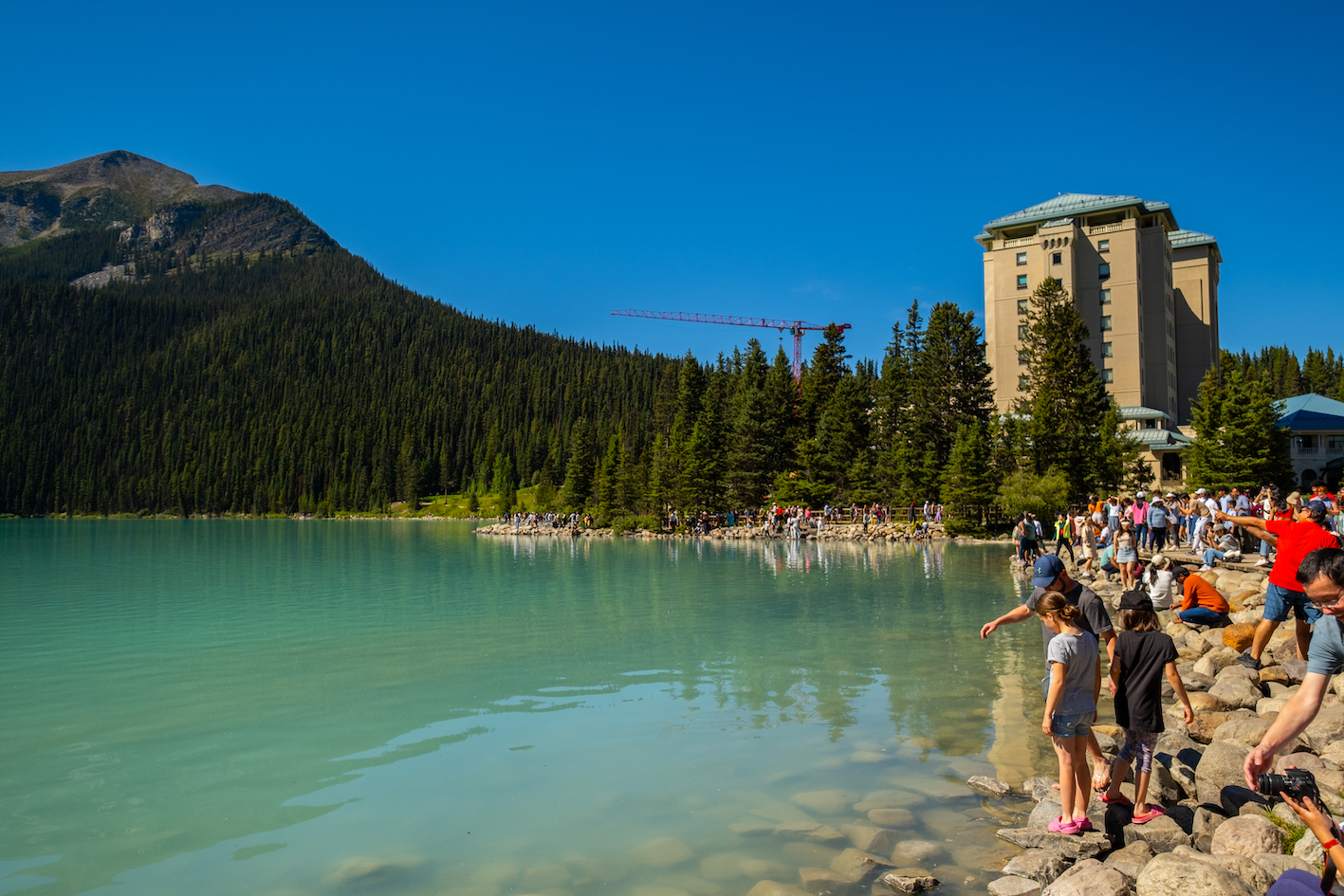 Lake Louise in August