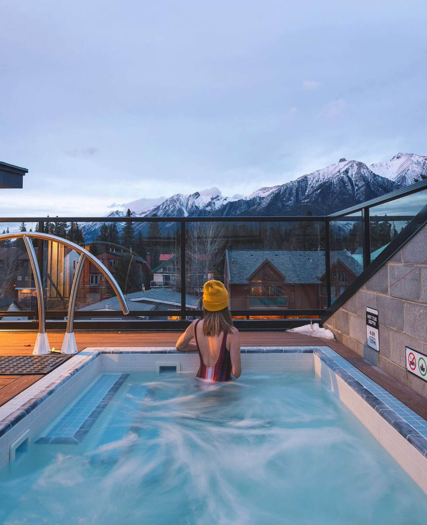 canmore basecamp suites hot tub