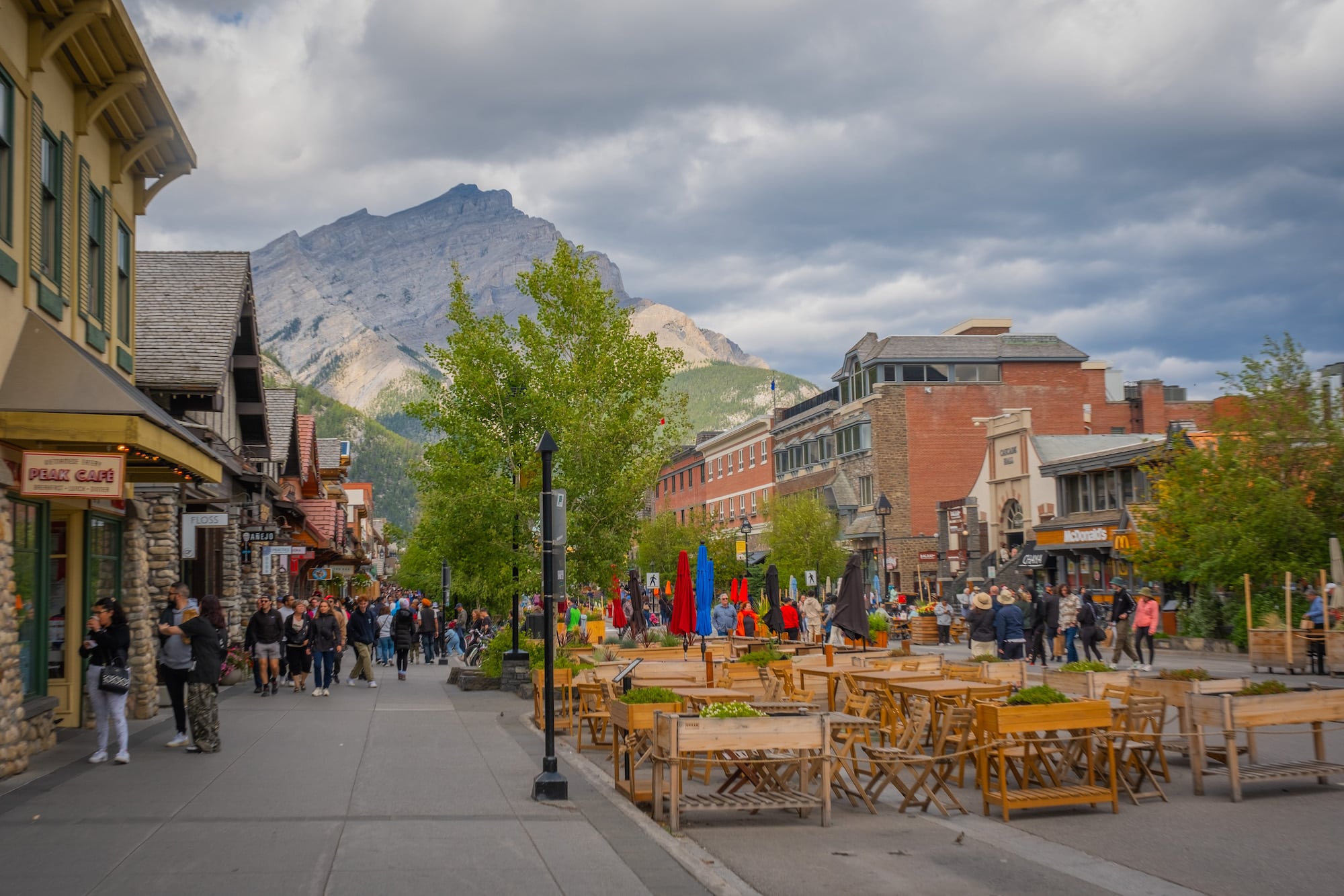 downtown banff - calgary to banff