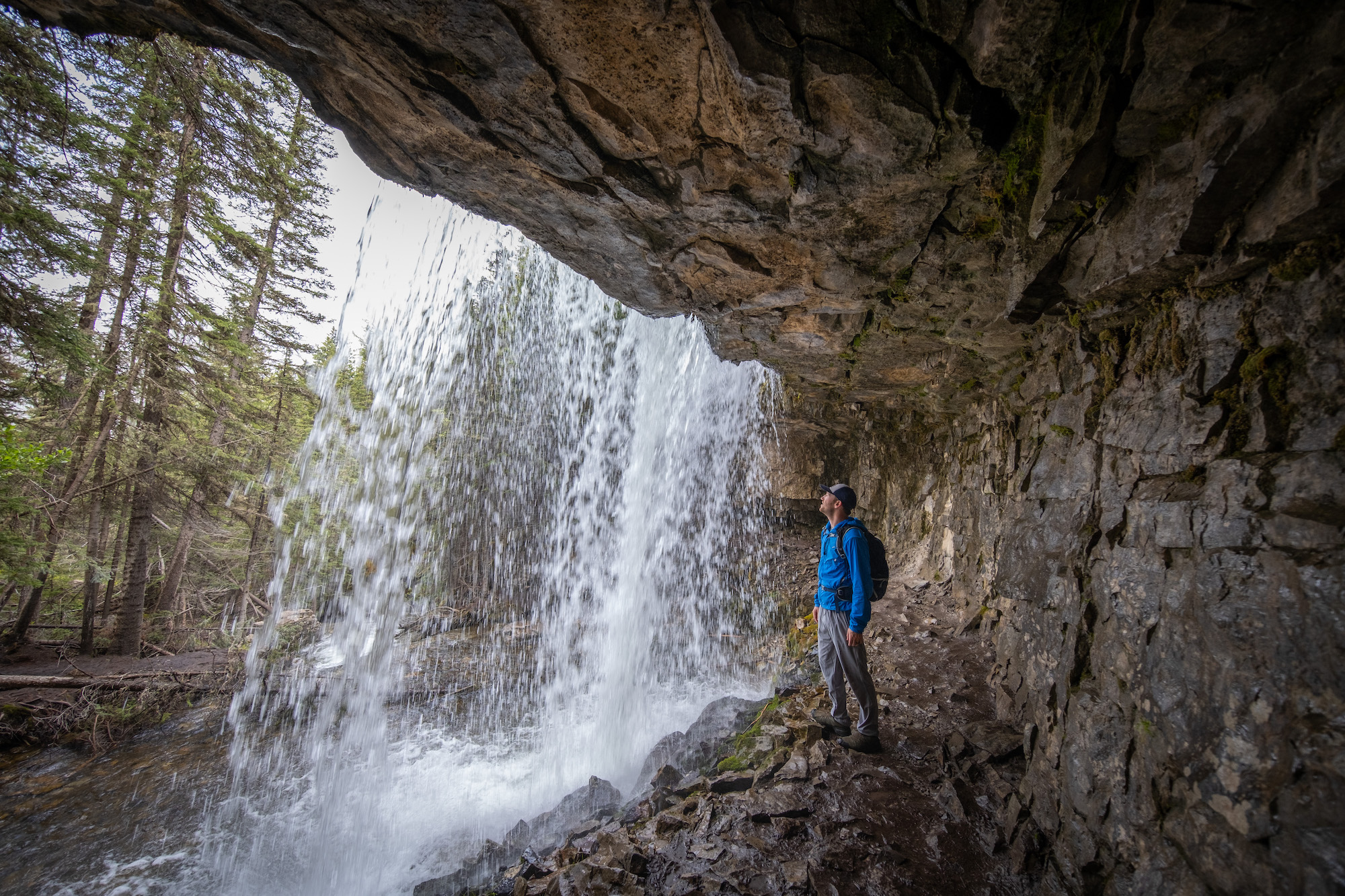 Cameron at Marmot Falls